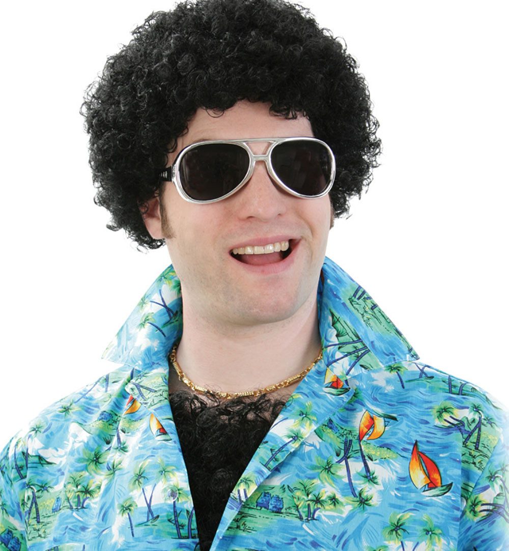 Kostüm Brusthaar Toupet schwarz Fasching Karneval Party Cosplay