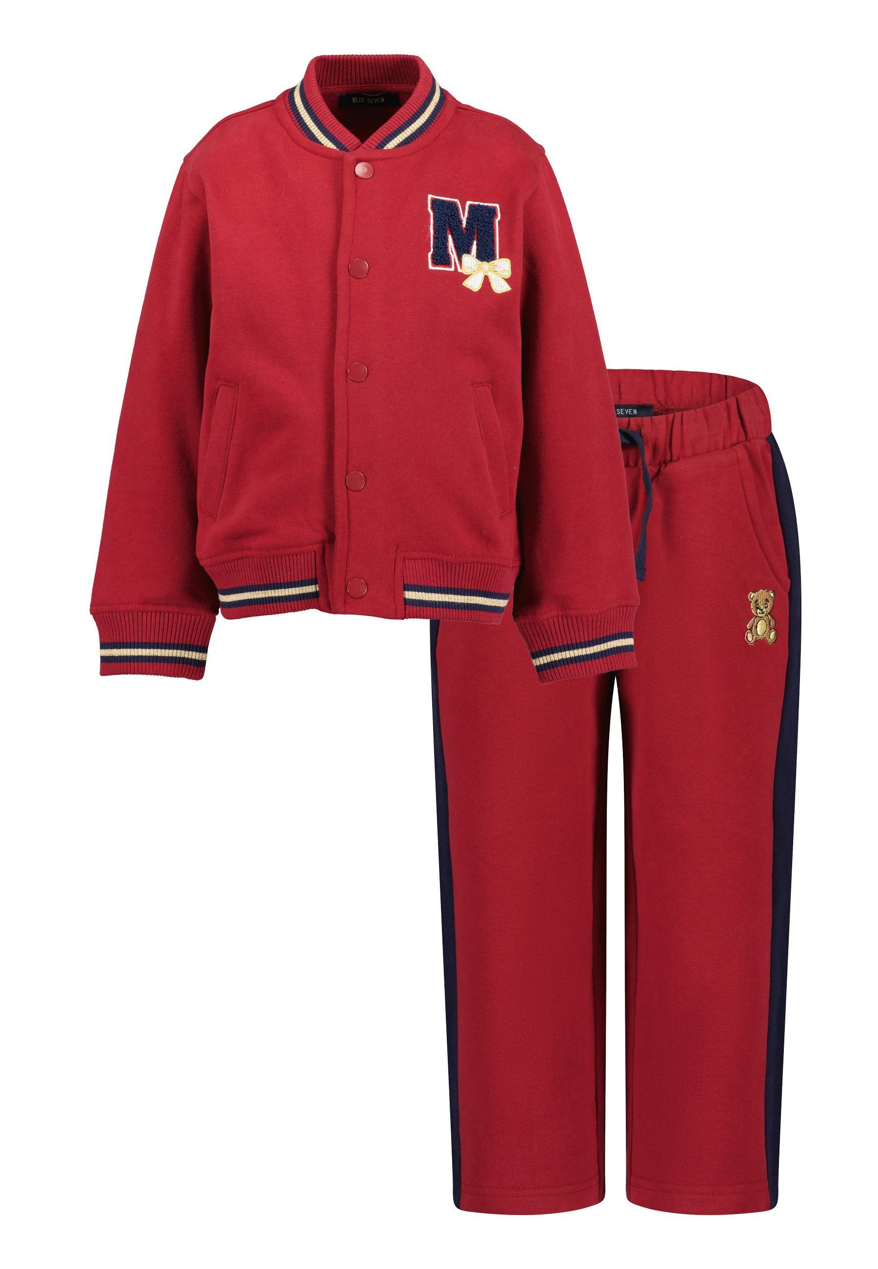 Blue Seven T-Shirt Set: Collegejacke und Jogginghose