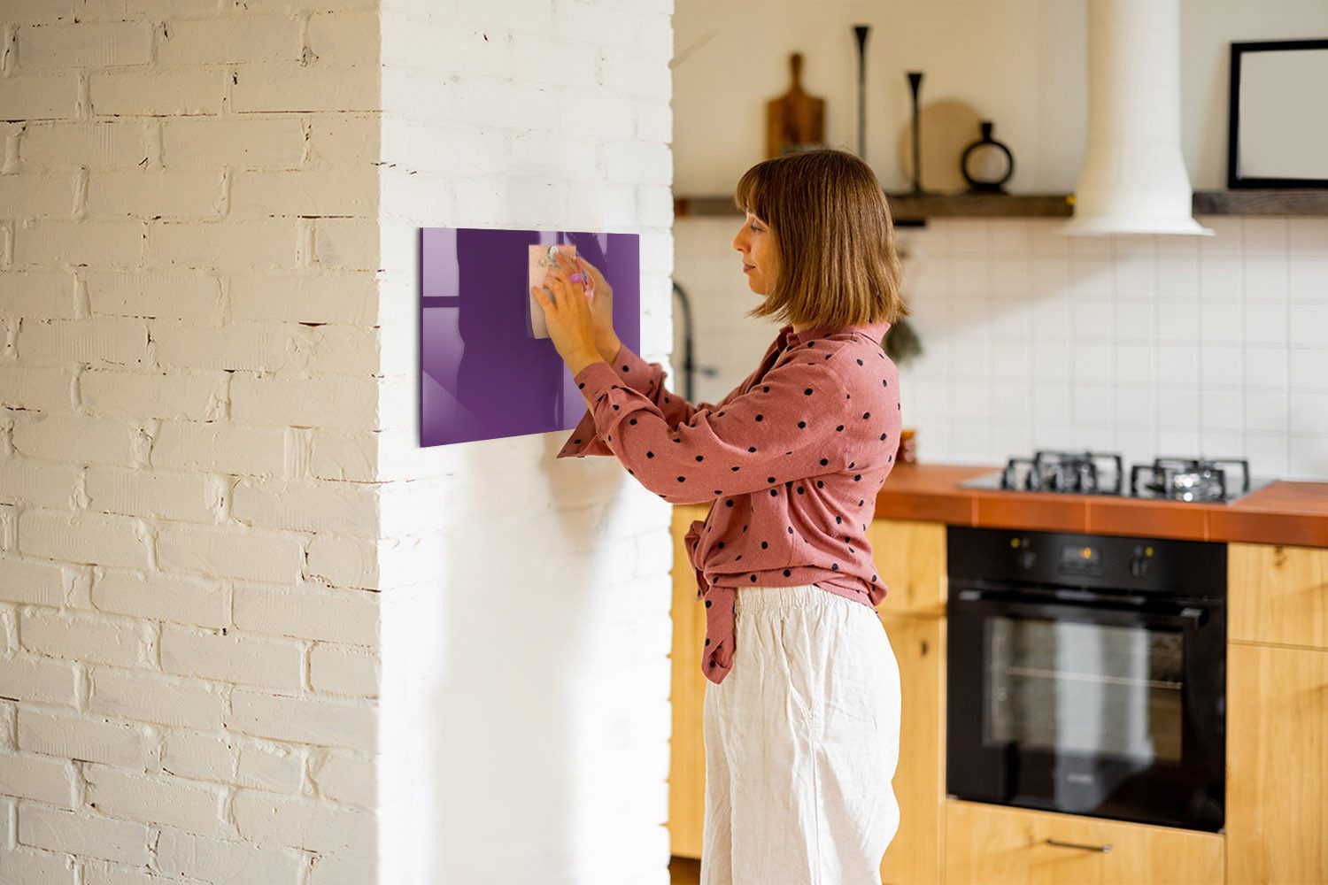 Tulup Magnettafel Glas-Notiztafel Memoboard mit Magneten, günstig online kaufen