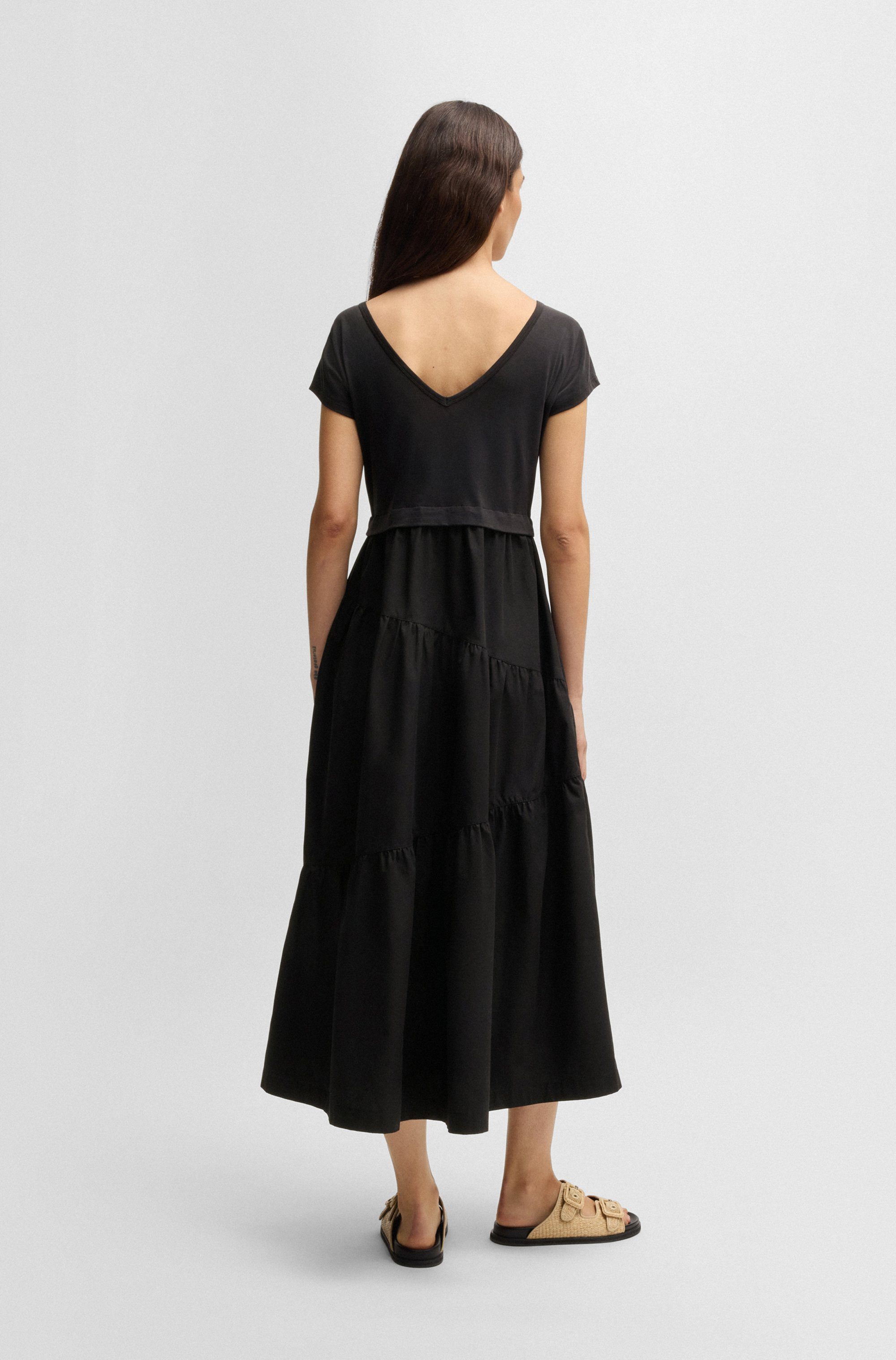 BOSS ORANGE Volantkleid Enesi Premium Damenmode günstig online kaufen