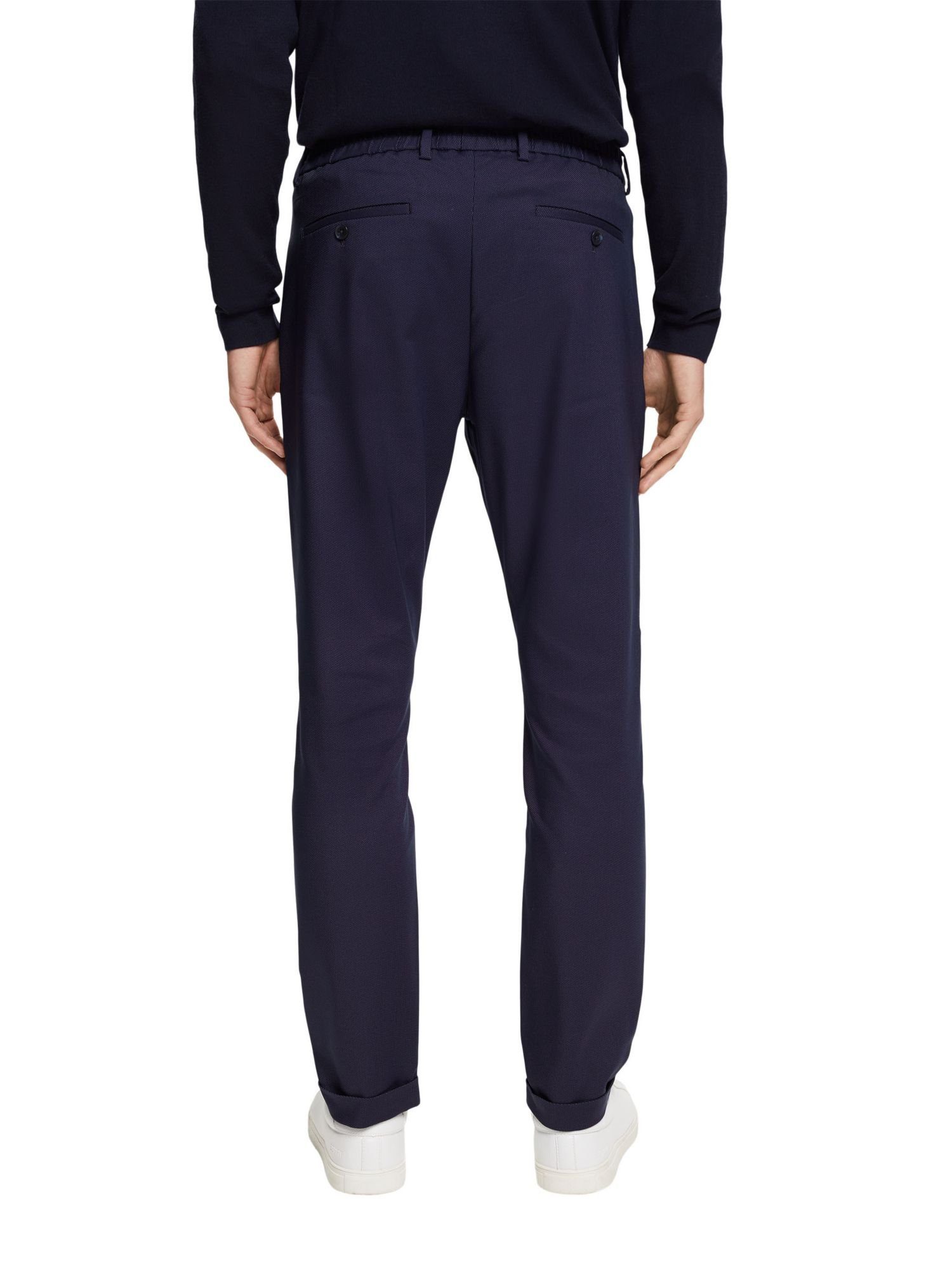 Esprit Collection Anzughose Hose Fit Slim im DARK BLUE
