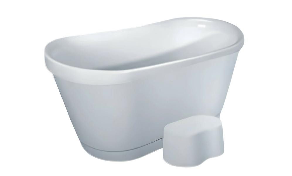 JVmoebel Badewanne Acryl Badewanne in Weiß – Stilvolles Design und hoher Komfort, (1-tlg), Made in Europe