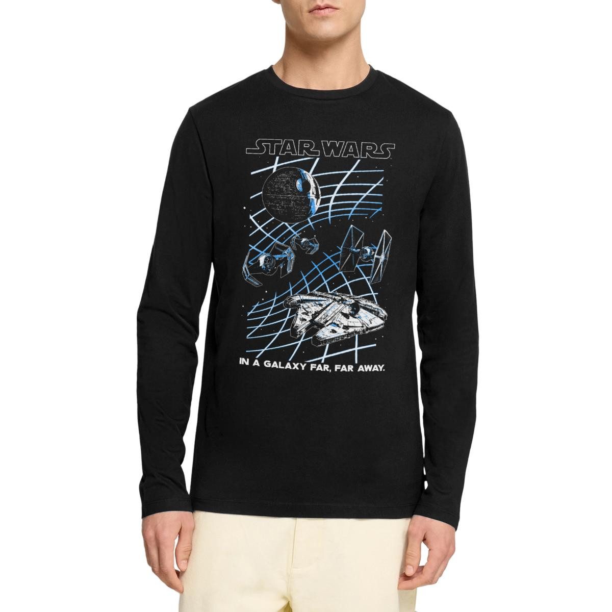 T-Shirt Star Wars In A Galaxy Far, Far Away Premium Langarmshirt Herren