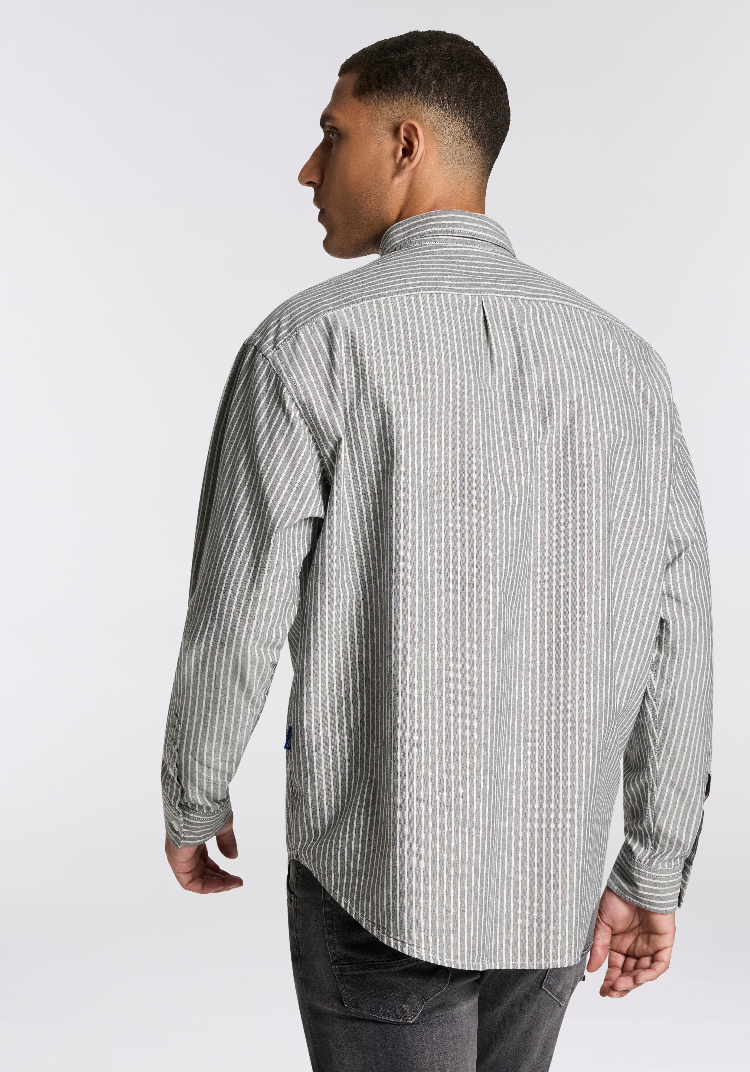 HUGO Blue Langarmhemd Ebill oversize günstig online kaufen