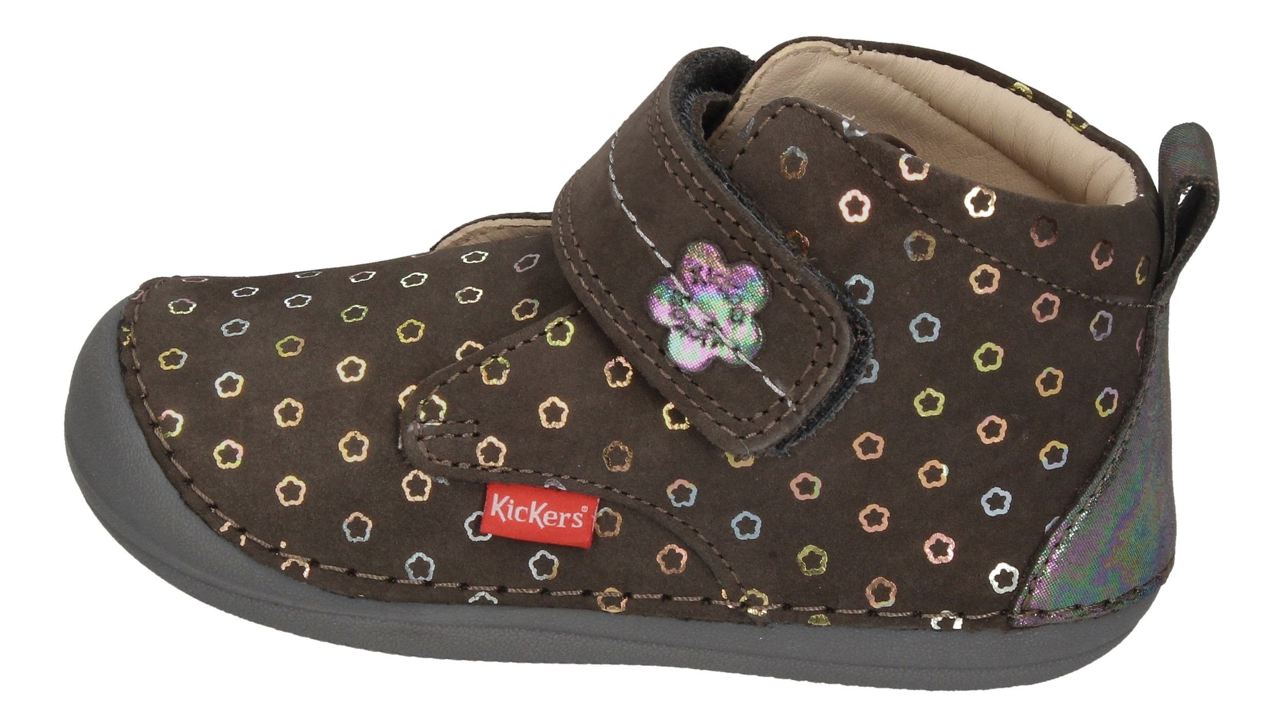 Lauflernschuh SABIO Kickers gris flower