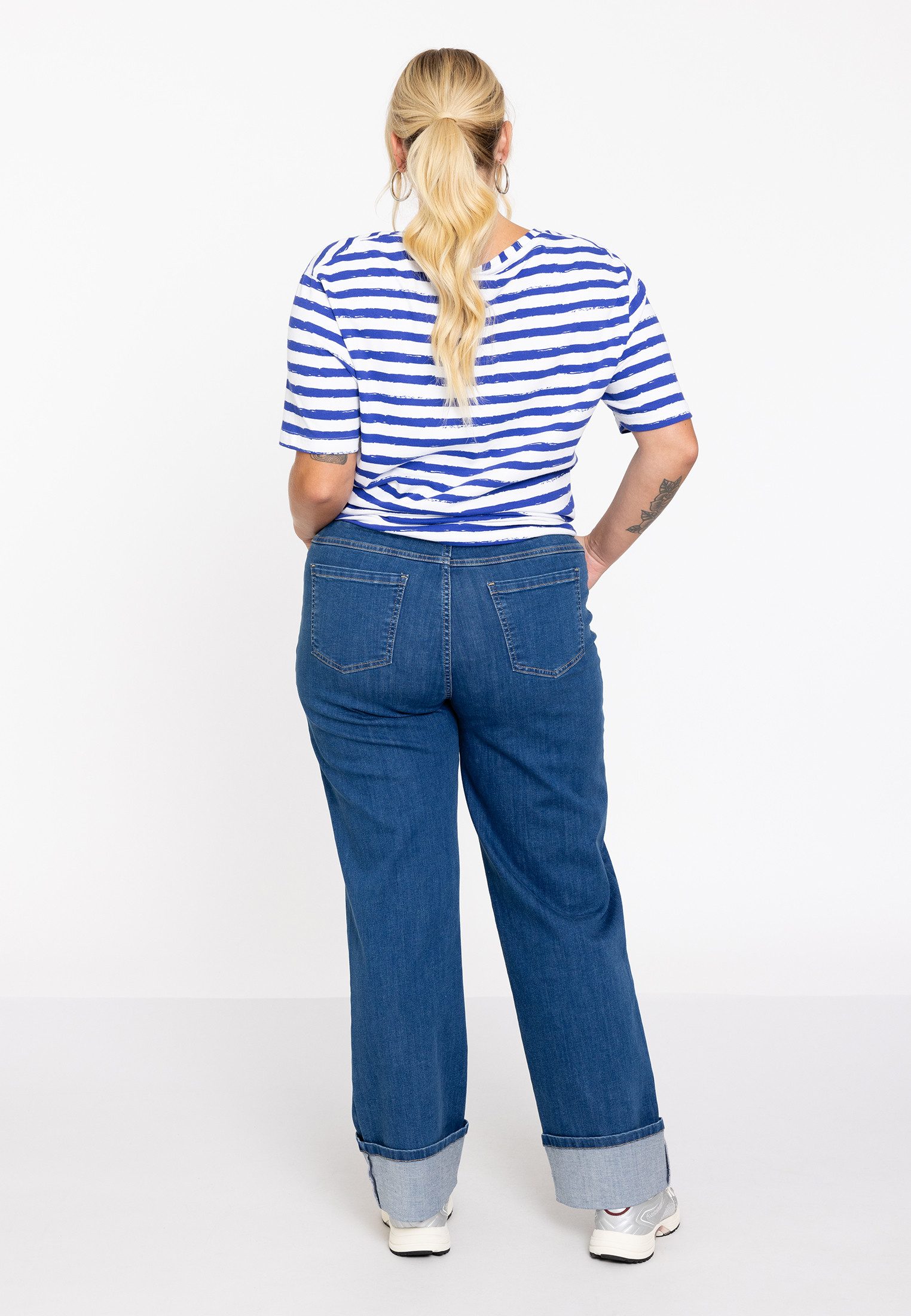 YOEK Langarmshirt Damen T-shirt Große Größen