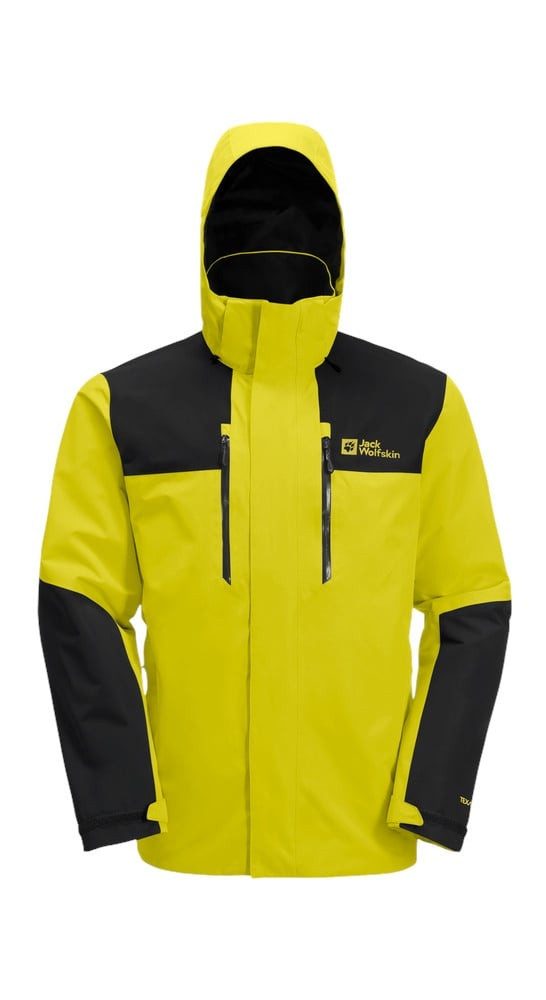 Jack Wolfskin Regenjacke Jasper 2-Lagen (Wetterschutzjacke, wasserdicht, winddicht) – Bild 2 von 3