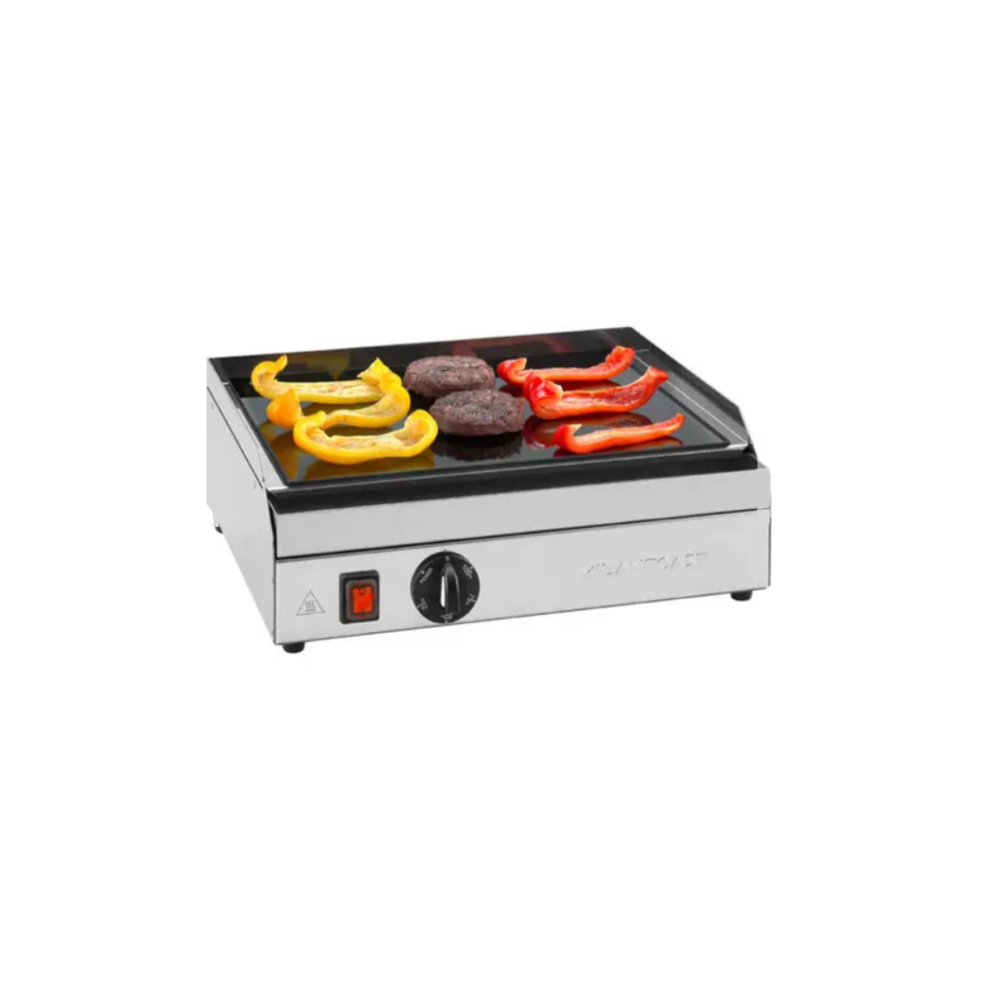 MILANTOAST Kontaktgrill Milantoast Plancha Tischgrill mit Glaskeramikplatte