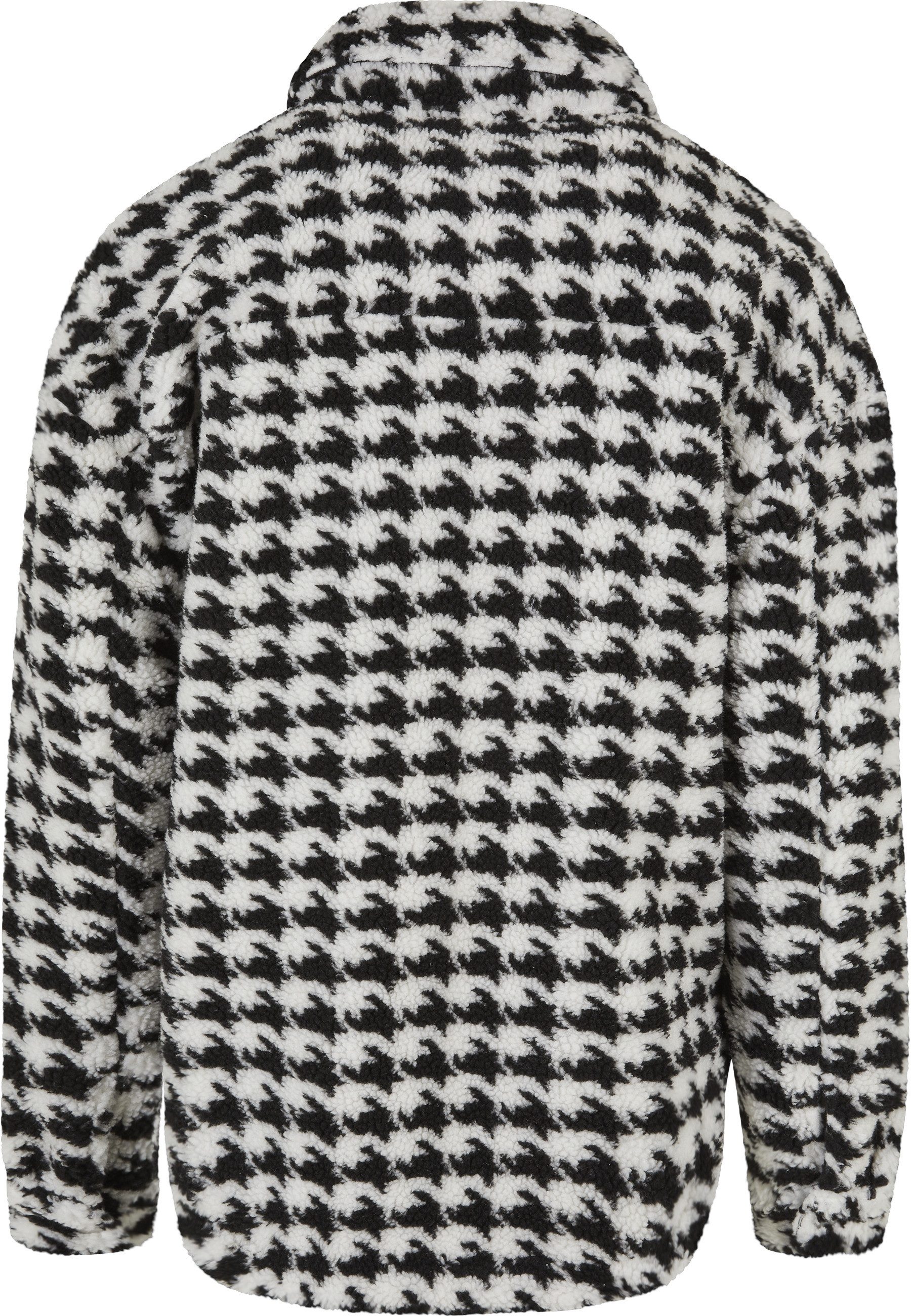 URBAN CLASSICS Langmantel Urban Classics Damen Ladies AOP Sherpa Overshirt