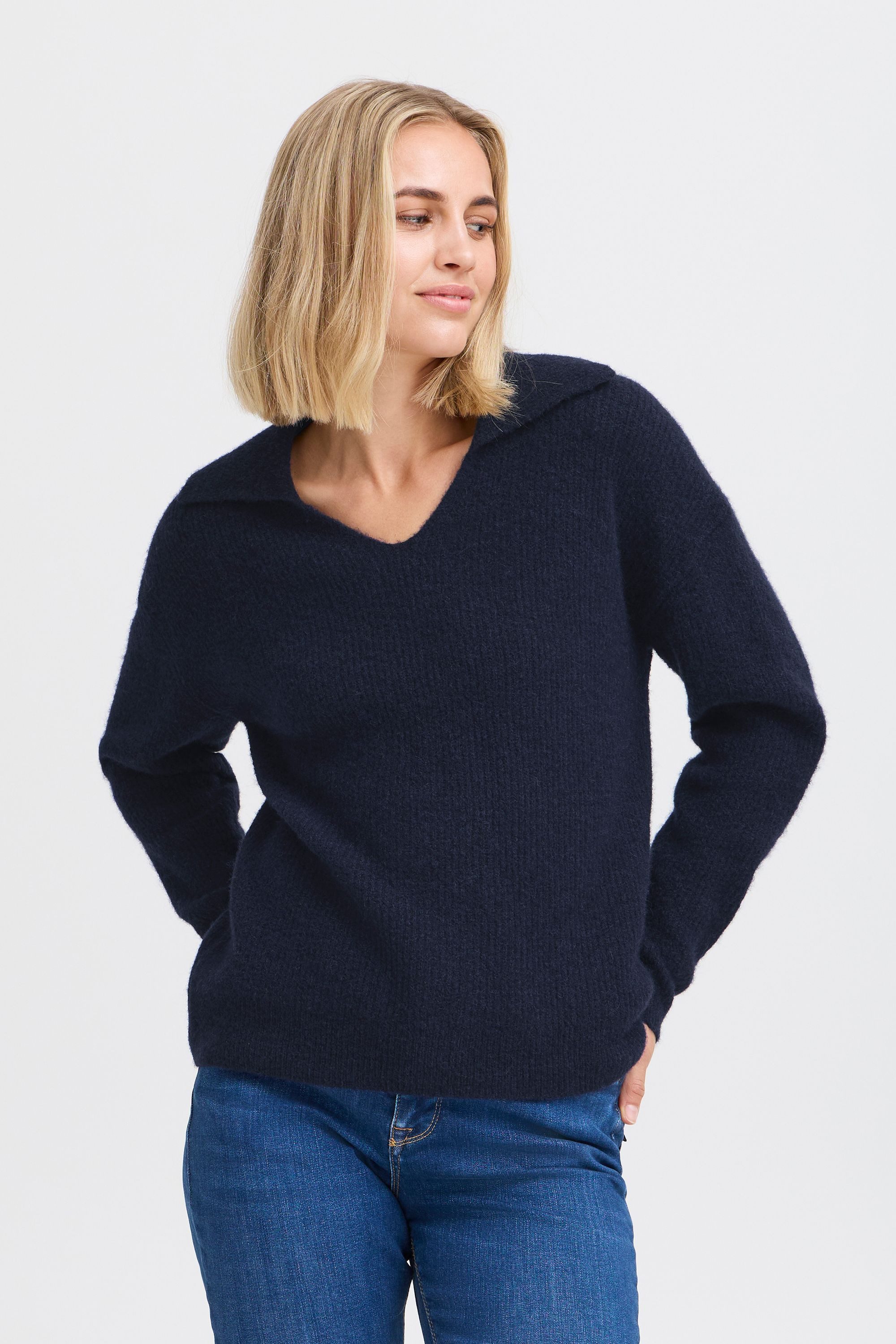 Strickpullover PZASTRA V-Neck Pullover