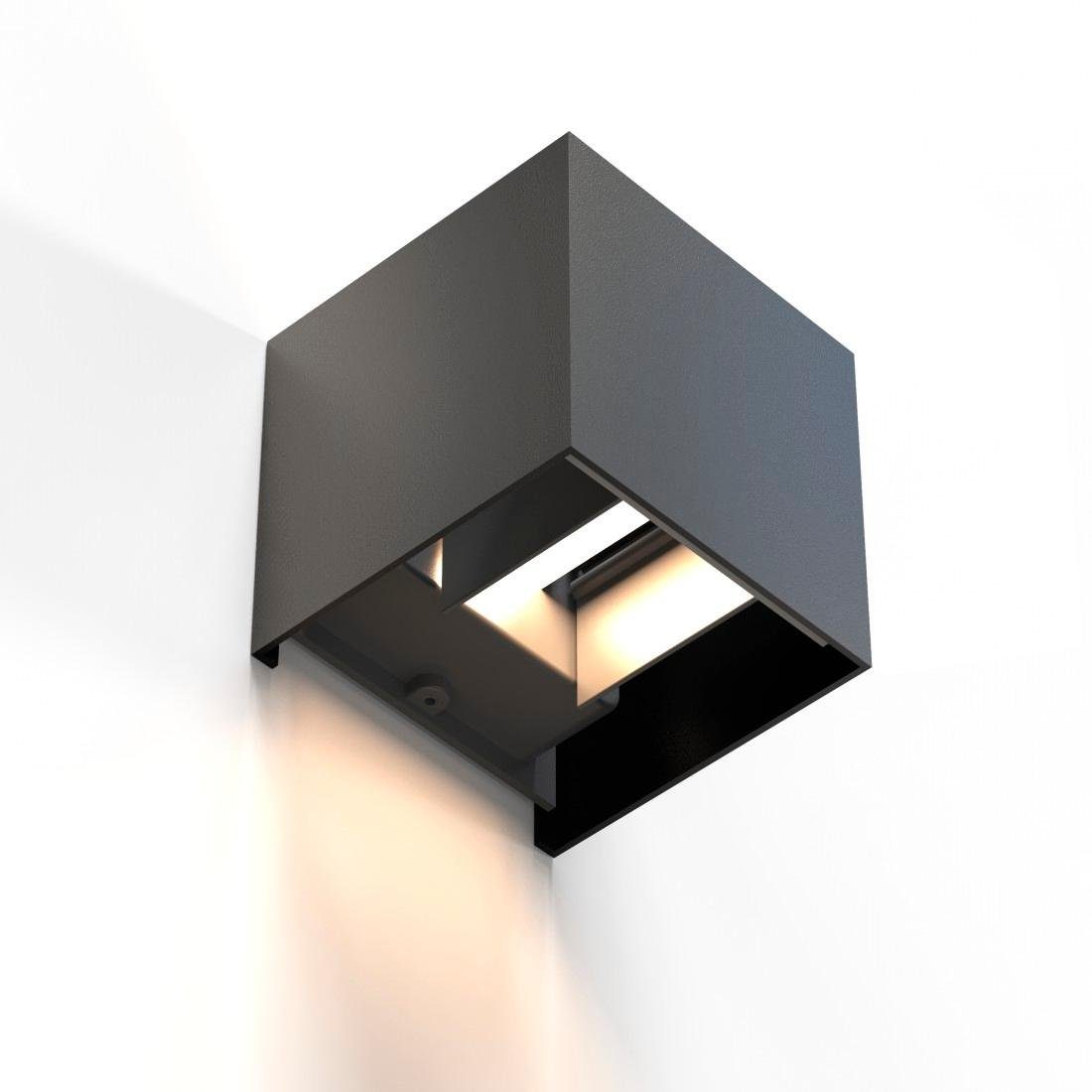 Hama »WLAN-Lampe, LED-Wandleuchte für außen u. innen, 10x10x10cm Smart Home Lampe ohne Hub« Smarte Lampe-HomeTrends