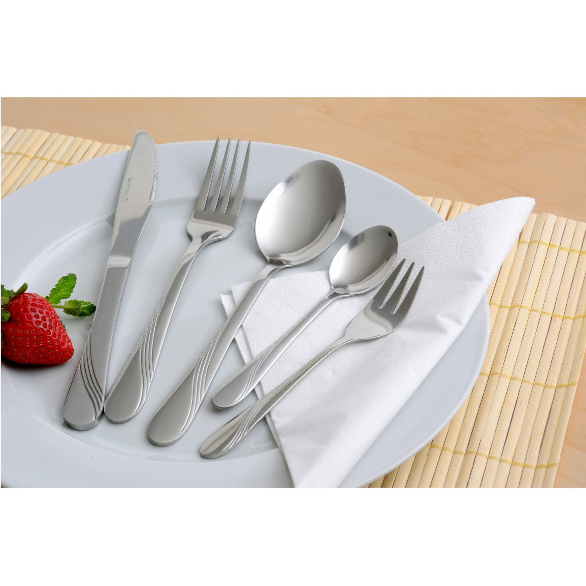 GRÄWE Suppenlöffel GRÄWE Tafellöffel 6 Stück, Edelstahl, Serie Stralsund