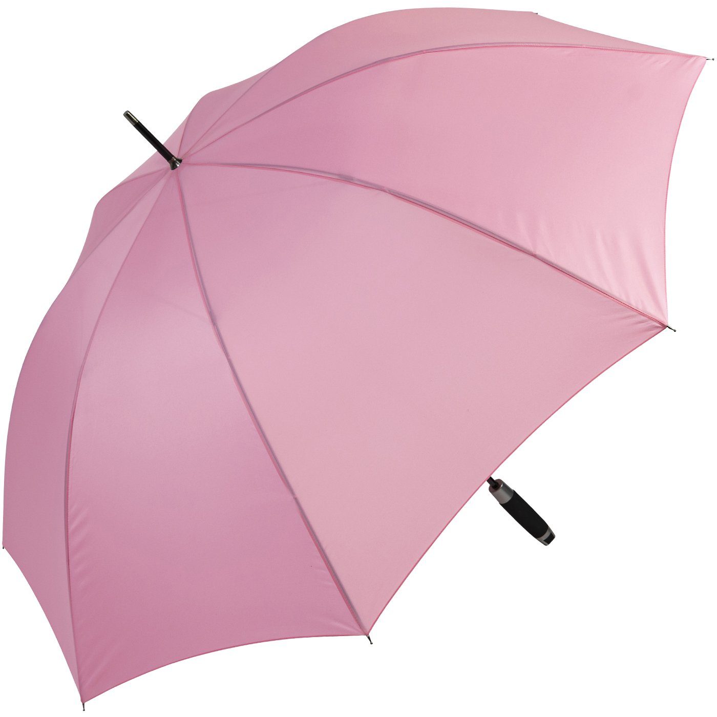 doppler® Stockregenschirm XXL Golfschirm, Partnerschirm für Damen und Herren, groß und stabil, uni-Sommerfarben - rosa – Bild 2 von 5