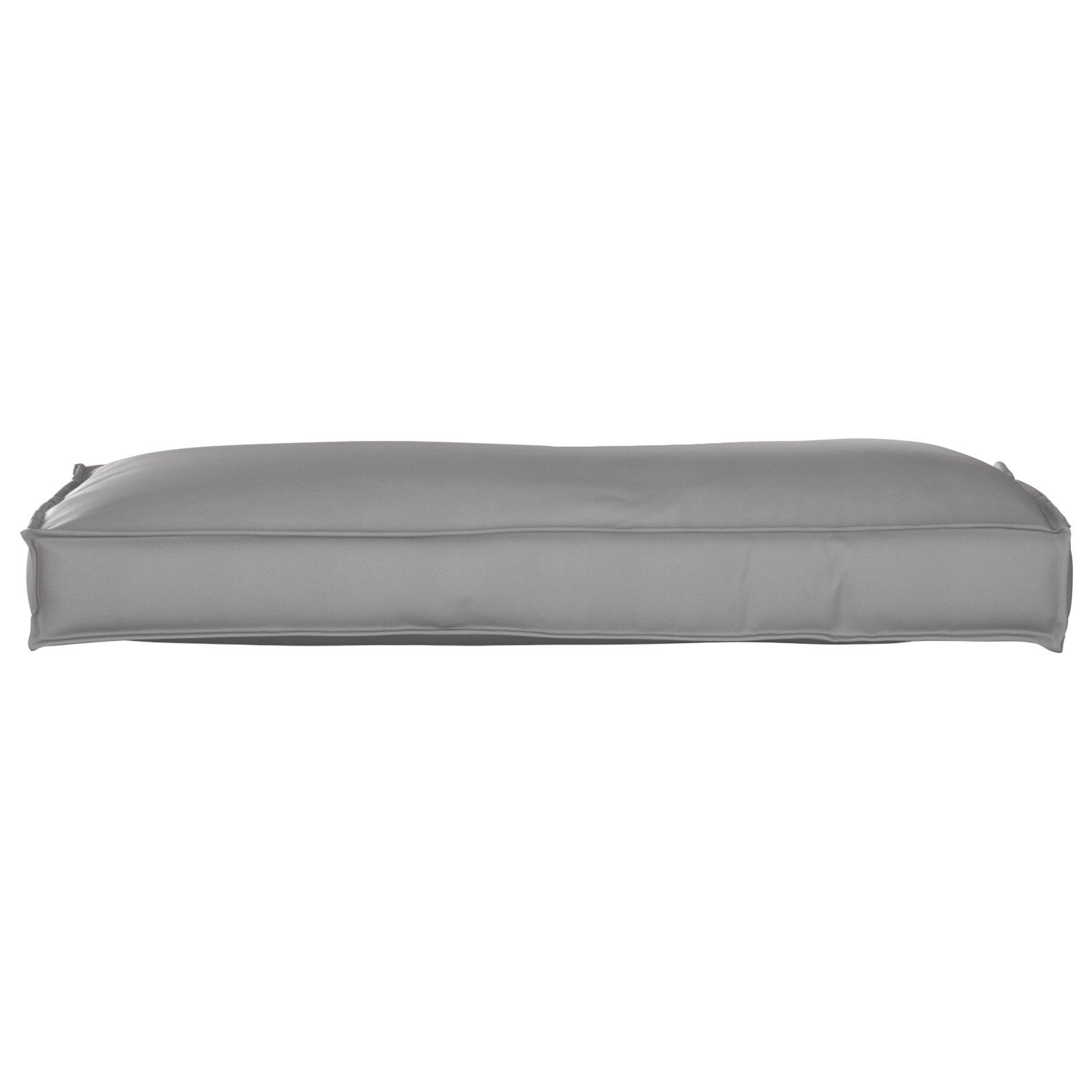 vidaXL Sitzauflage Paletten-Rückenkissen Grau 120x40x12 cm günstig online kaufen