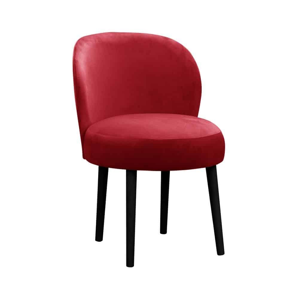 Fernseh Lounge Neu Rot 4x Stuhl, Club JVmoebel Textil Stuhl Polsterstuhl Sitz Set Sessel Esszimmer