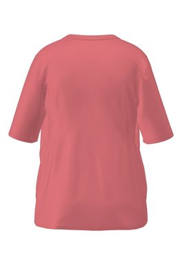 FRANK WALDER Blusenshirt mit geschlitztem Rundhalsausschnitt