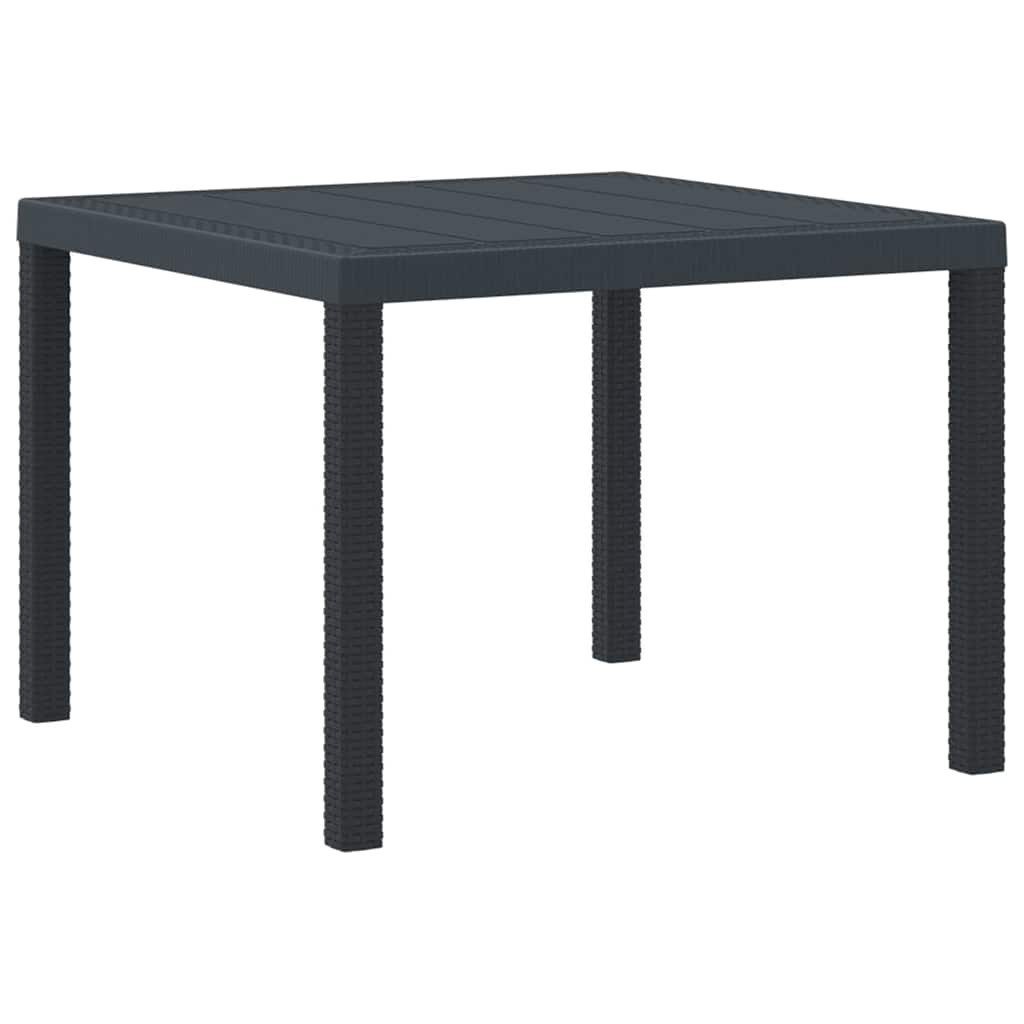 vidaXL Gartentisch Gartentisch Anthrazit 100 x günstig online kaufen