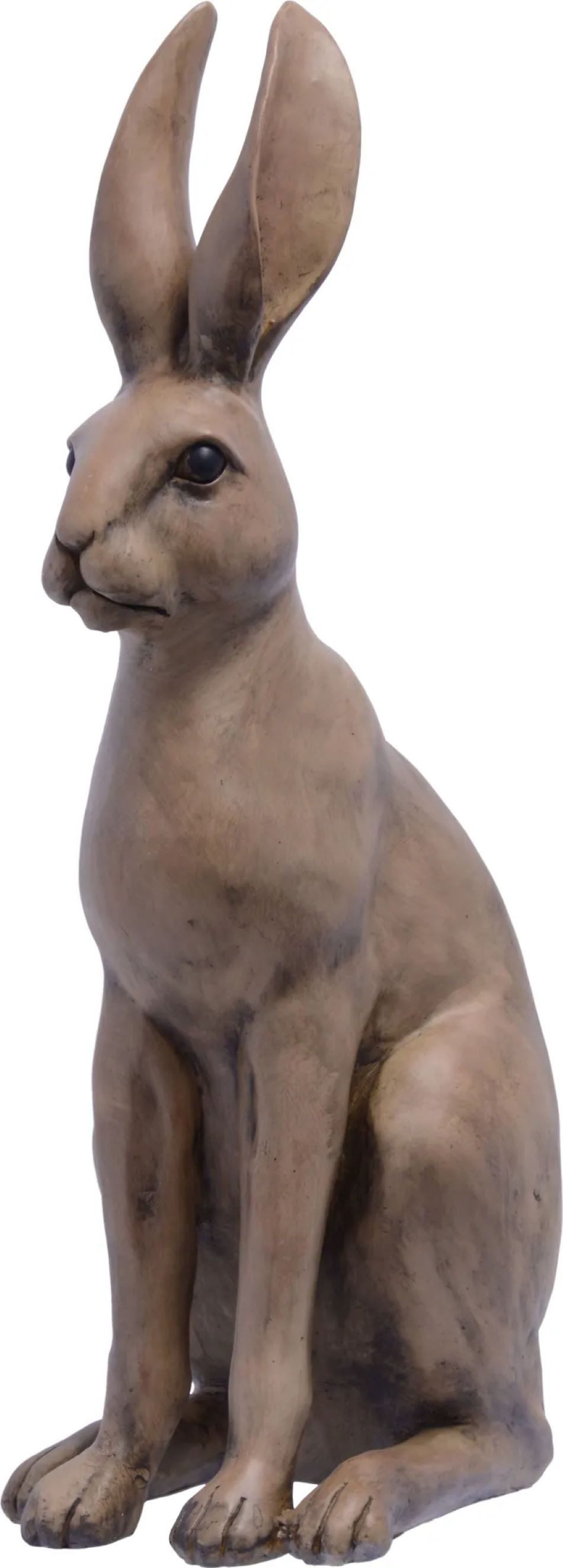 Dekofigur Hase sitzend Kunstharz 61 cm