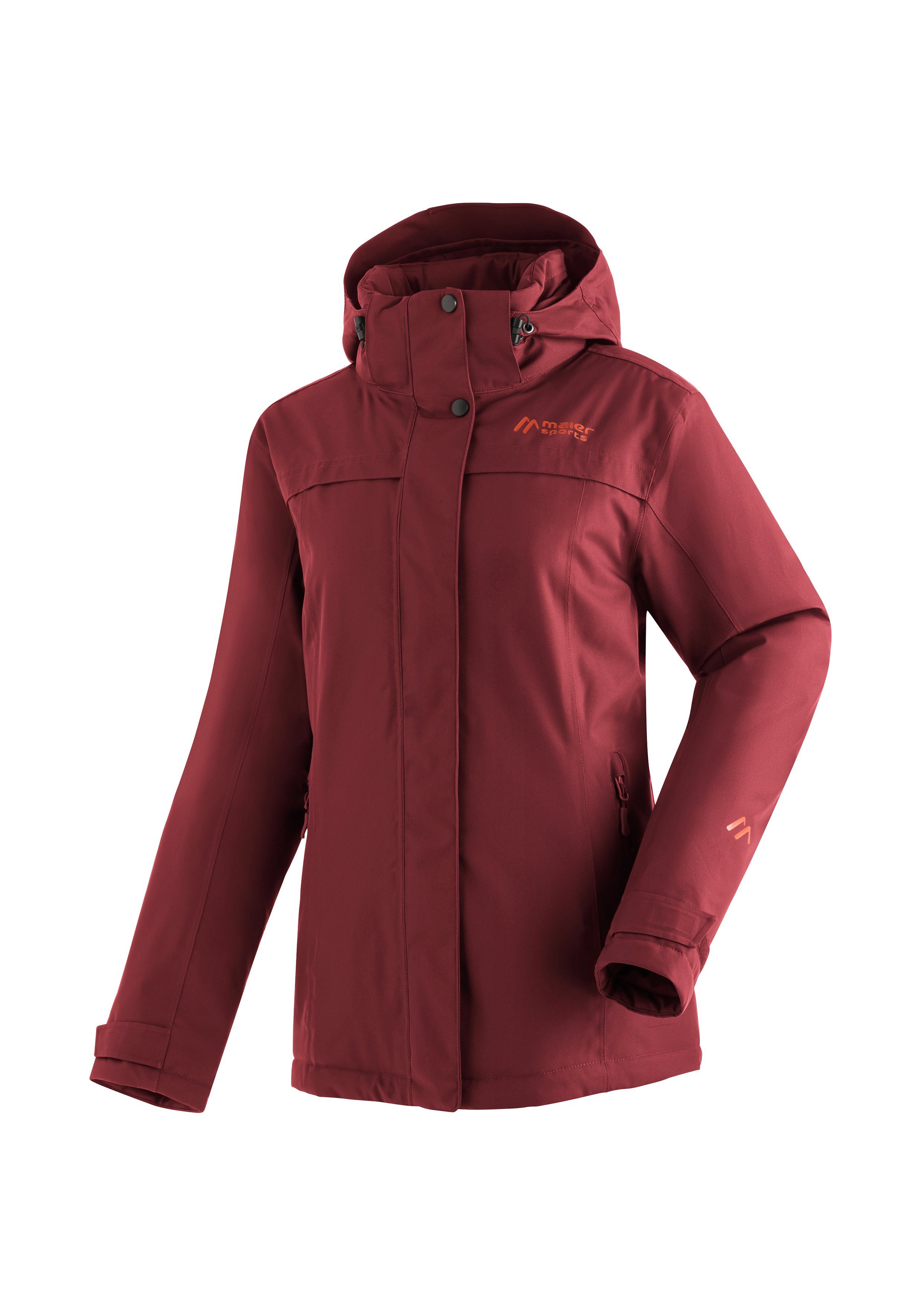 Maier Sports Funktionsjacke Lisbon Winterjacke warm wattiert, wasserdicht und atmungsaktiv red