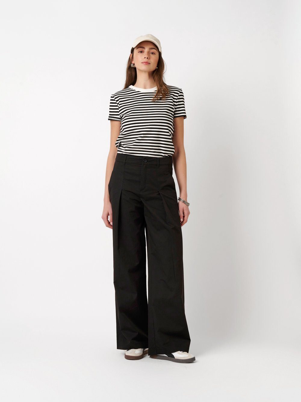 ROSNER Palazzohose Mara Wide (1-tlg) aus Papertouch Cotton