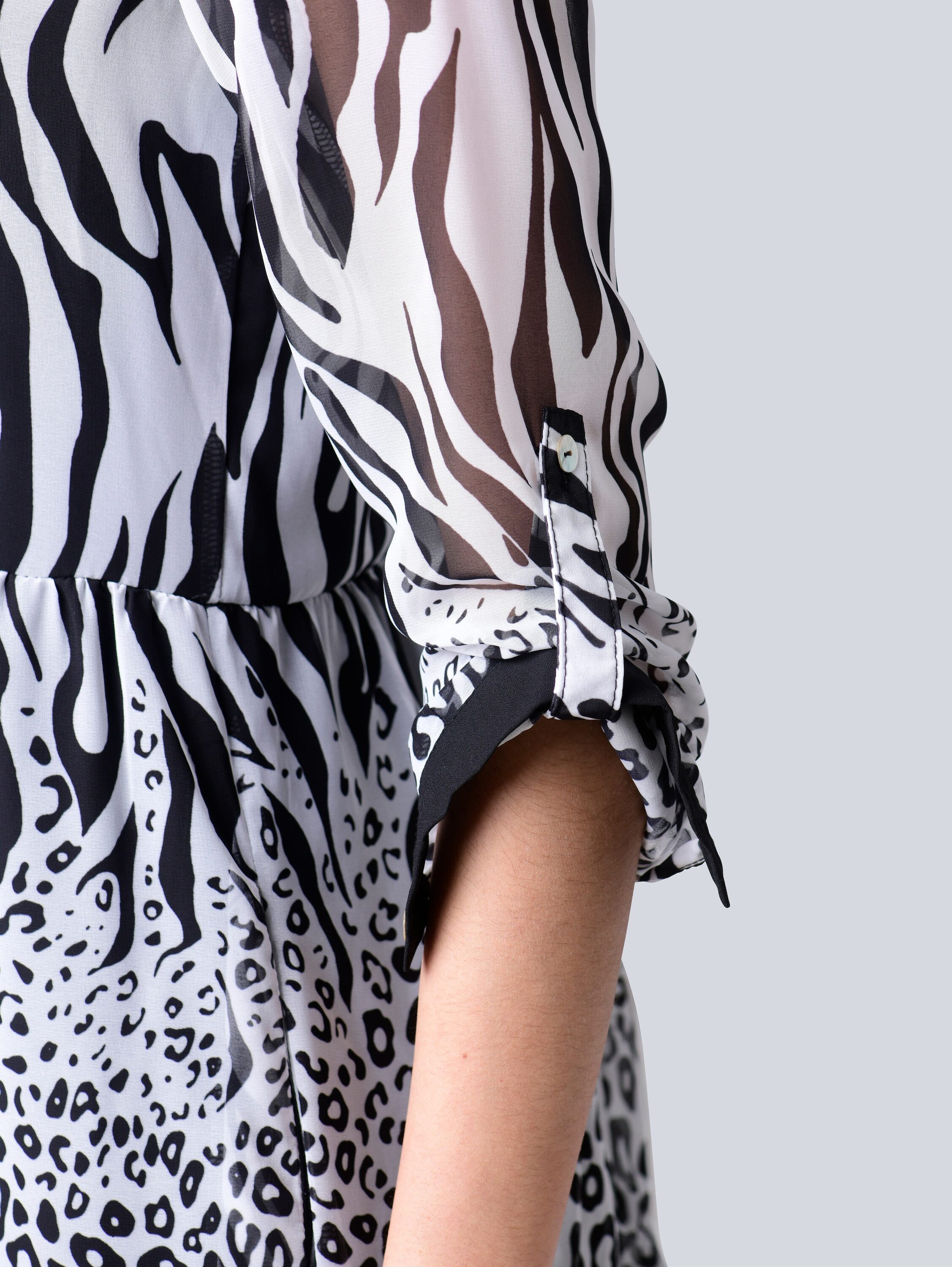 Alba Moda Druckkleid Kleid allover im neu designten Mustermix