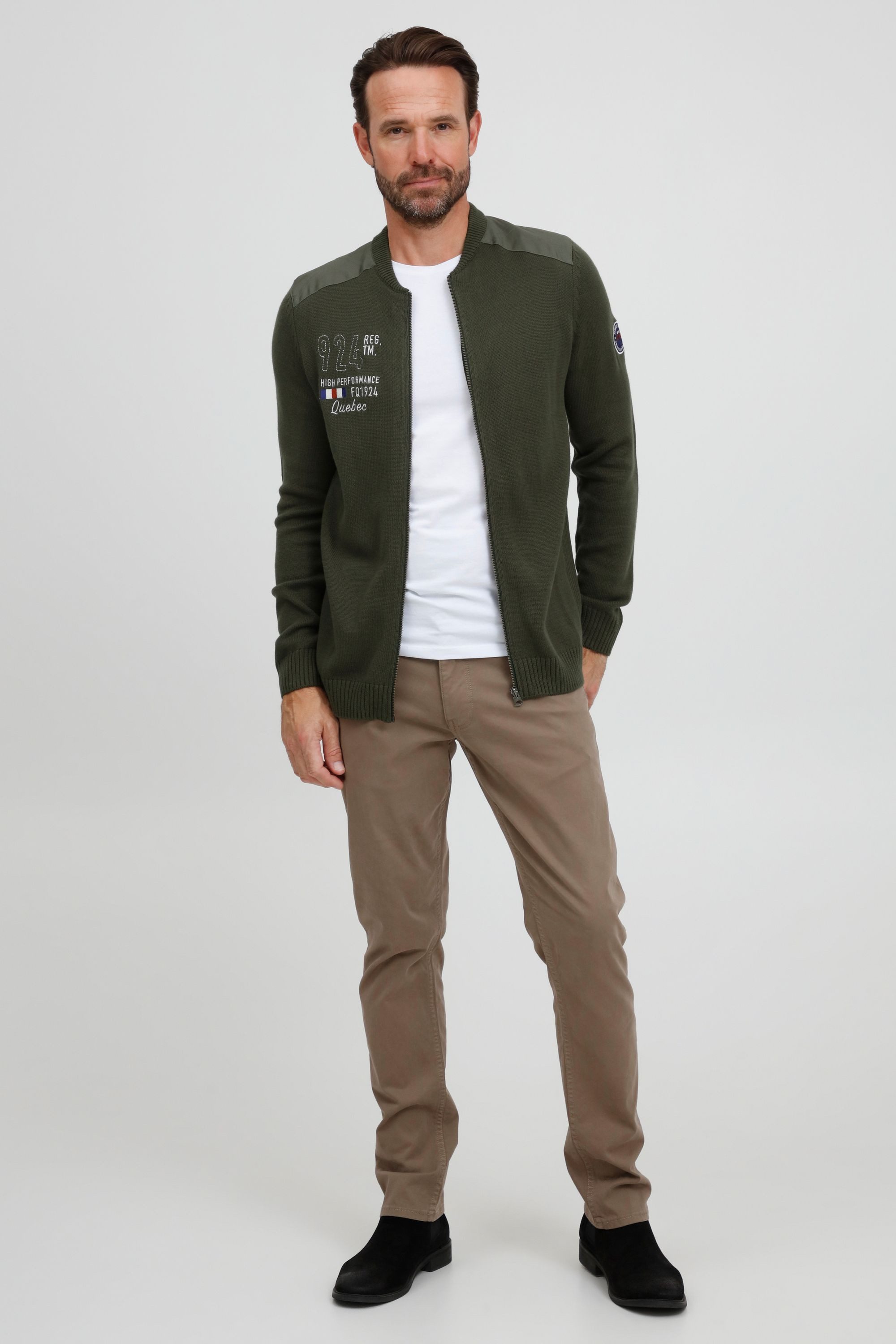 FQ1924 Strickjacke FQErland Strickjacke mit kurzem günstig online kaufen