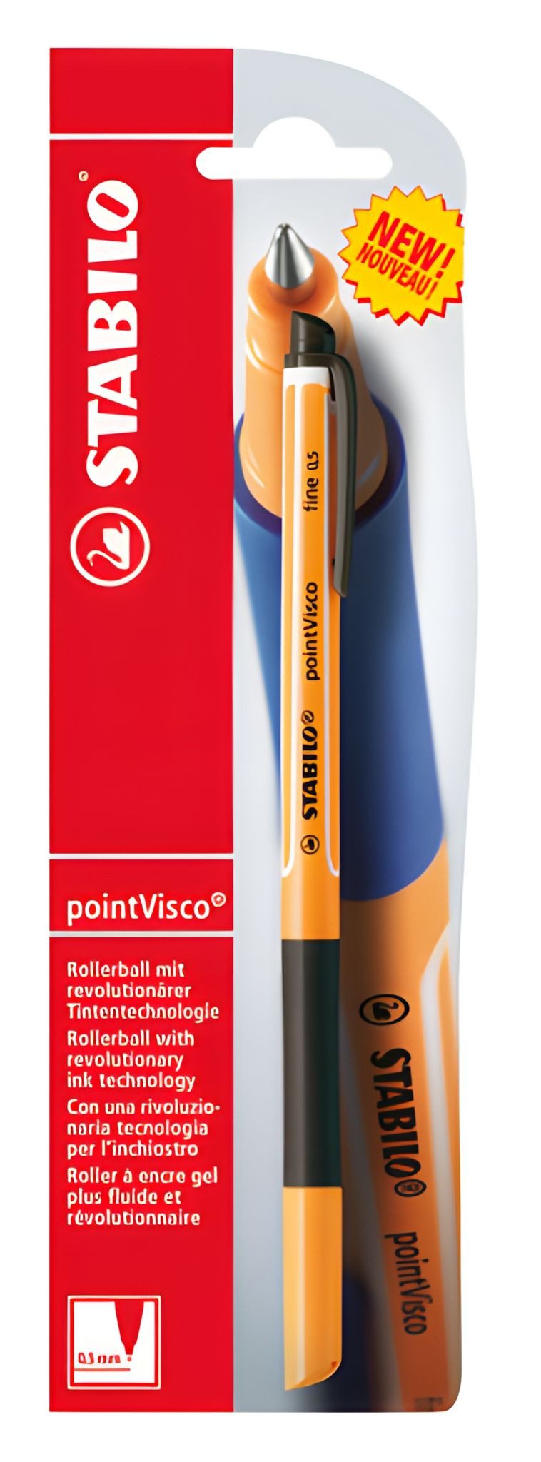 STABILO Tintenroller STABILO pointVisco schwarz