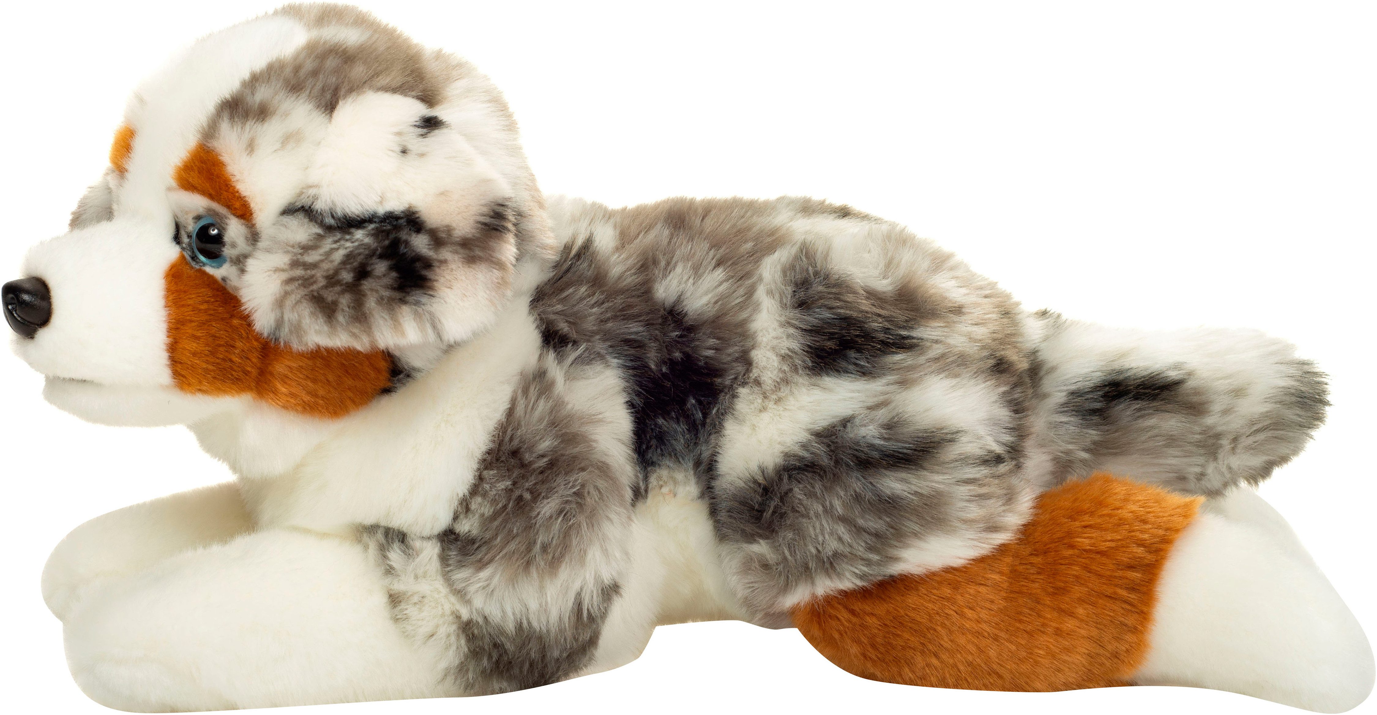 Teddy Hermann® Kuscheltier Australian Shepherd, liegend, 40 cm, zum Teil aus recyceltem Material