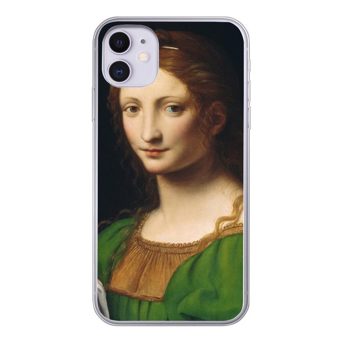 MuchoWow Handyhülle Maria Magdalena - Leonardo da Vinci Handyhülle Apple iPhone 11 Smartphone-Bumper Print Handy