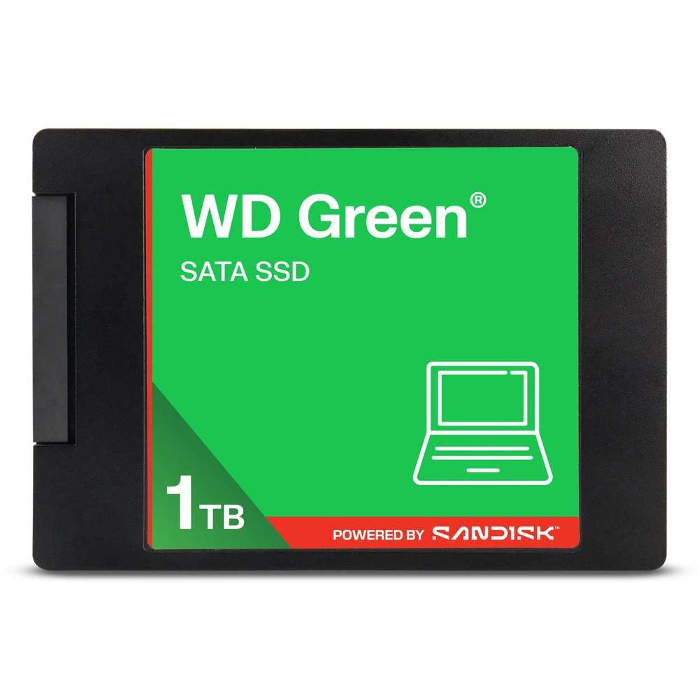WD Western Digital Green WDS100T5G0A 1 TB 2.5" Serial ATA III 3D NAND interne SSD