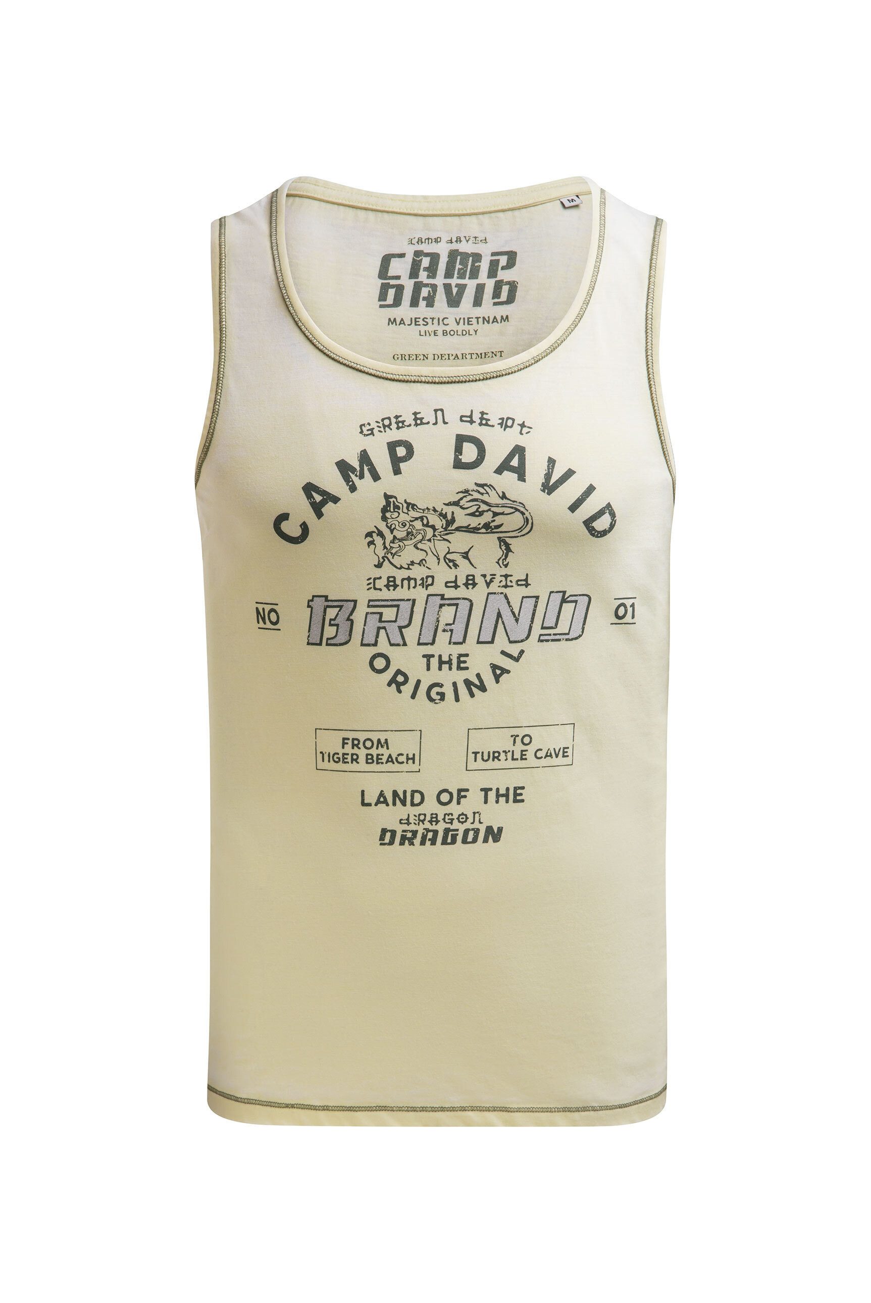 CAMP DAVID Tanktop in softer Haptik