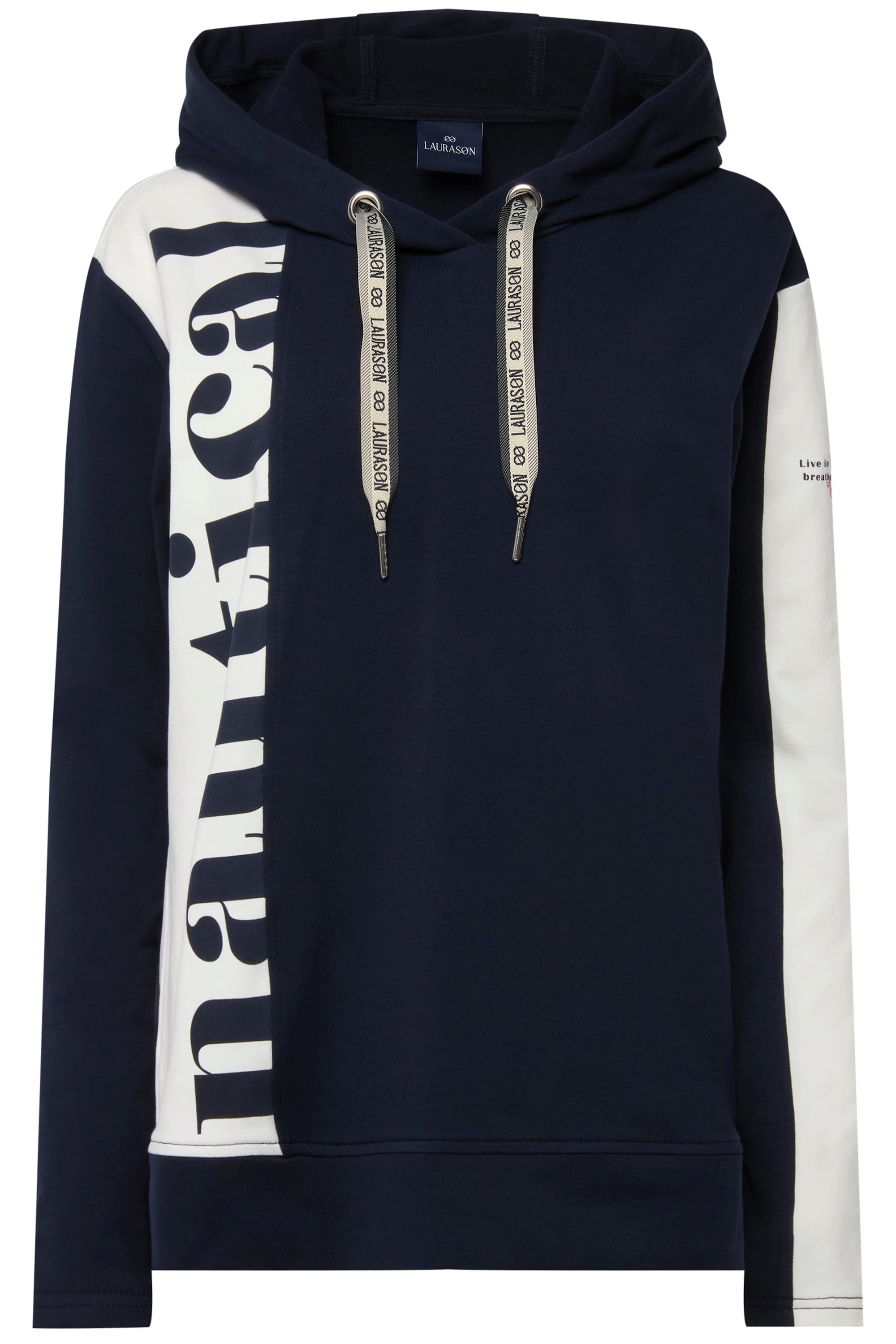Laurasøn Sweatshirt Hoodie Sweater Colorblocking Statement günstig online kaufen