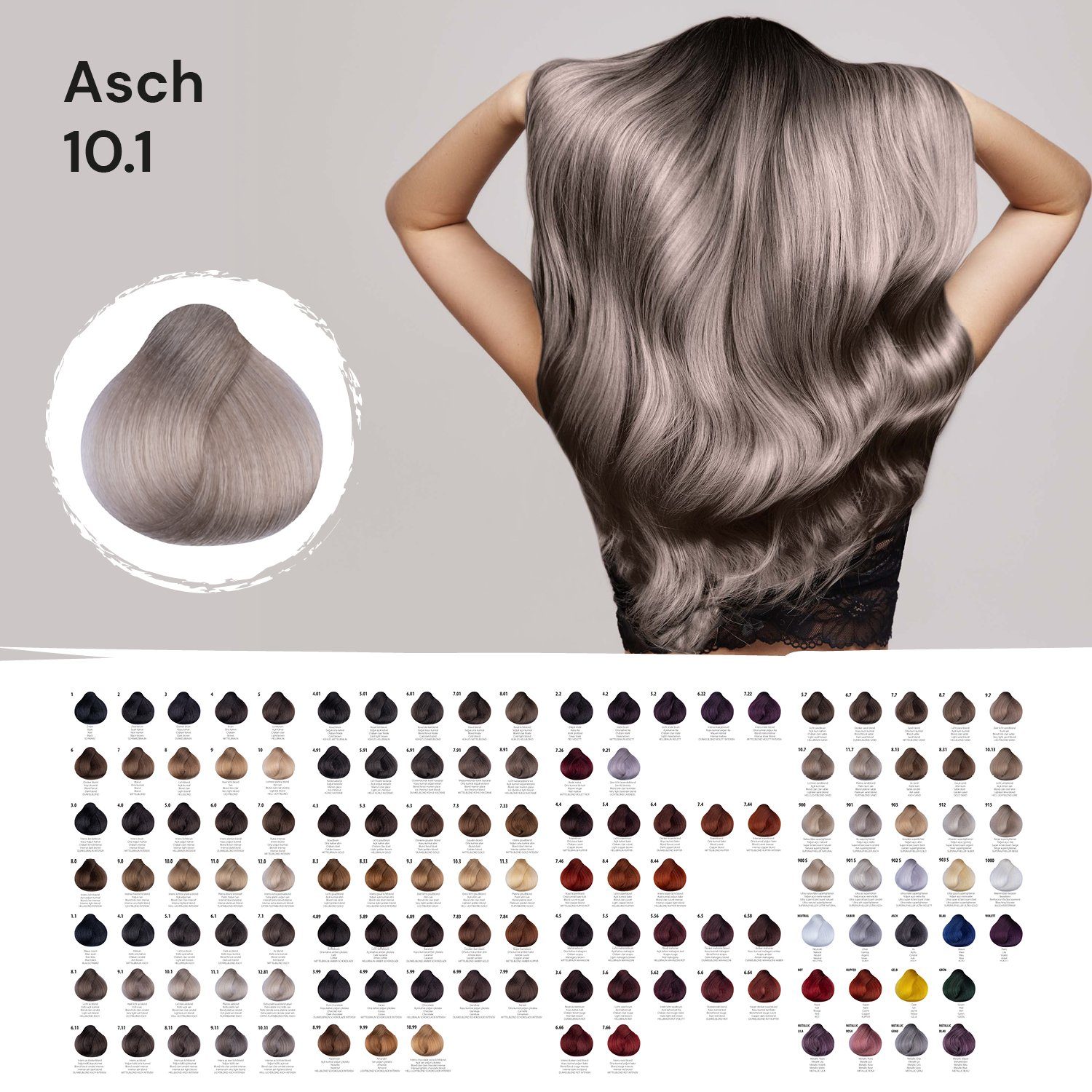 Femmas Premium Haarfarbe Femmas Hair Color, 1-tlg., Profi-Qualität