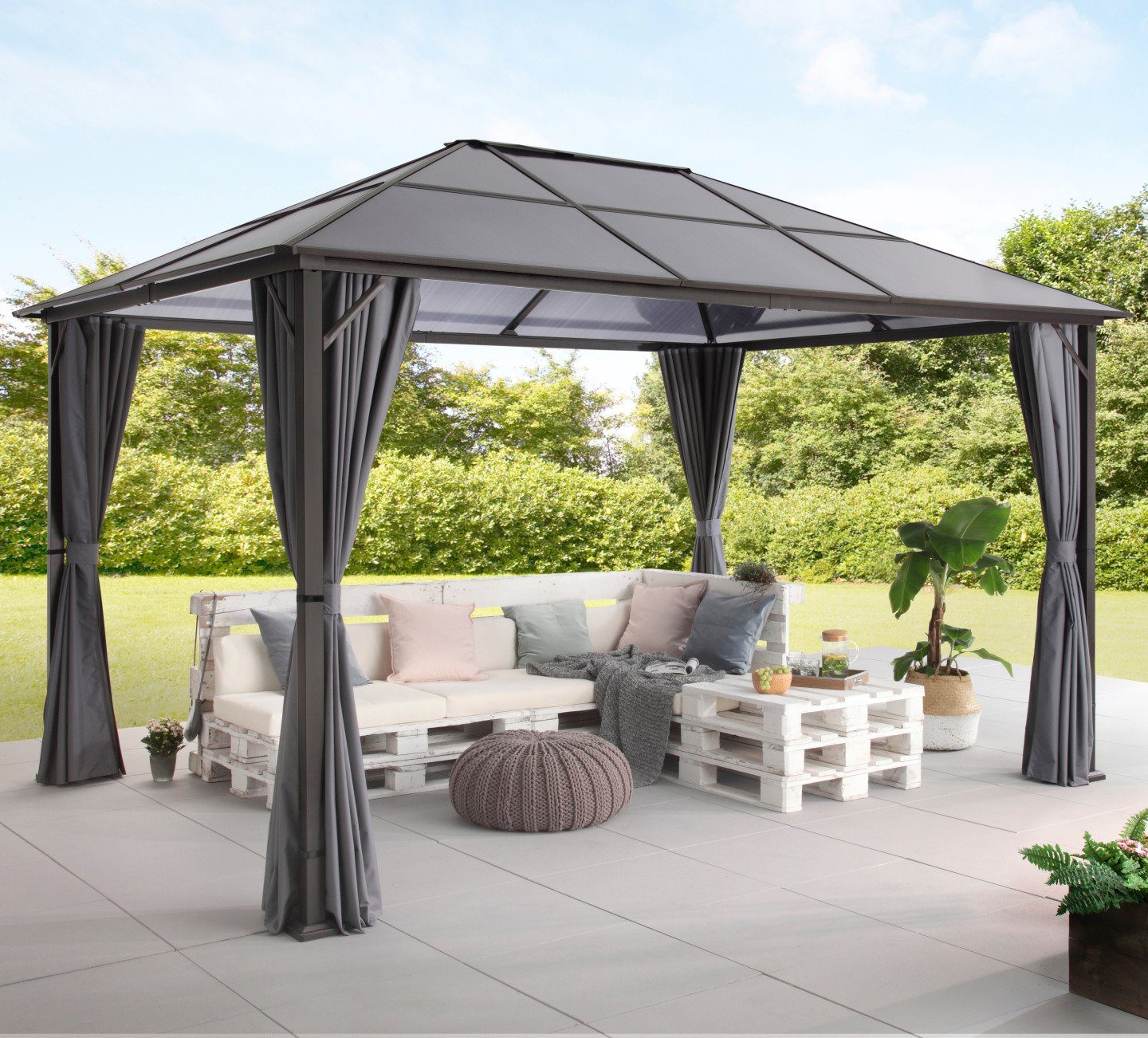 KONIFERA Pavillon-Ersatzdach, Dachplatten für »Porto«, BxT: 300x400 cm günstig online kaufen