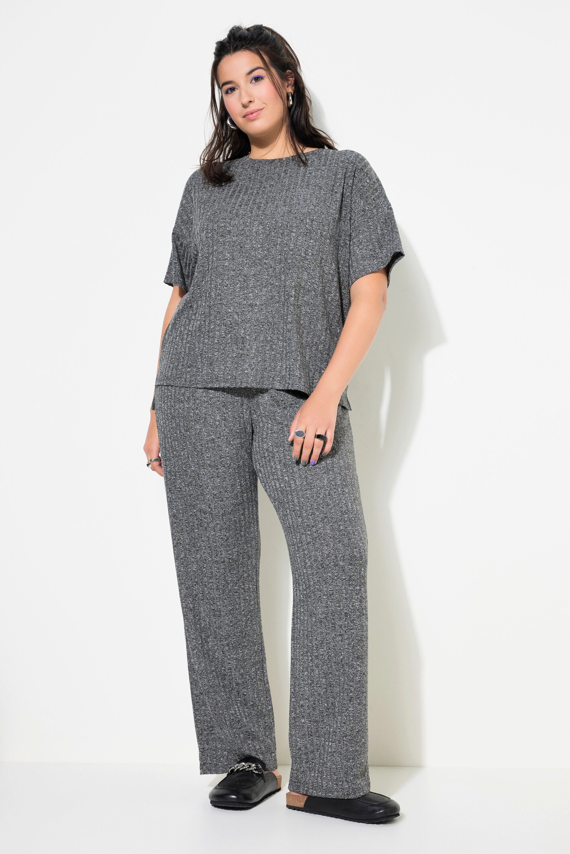 Studio Untold Pyjama Schlafanzug Zweiteiler Rippjersey günstig online kaufen