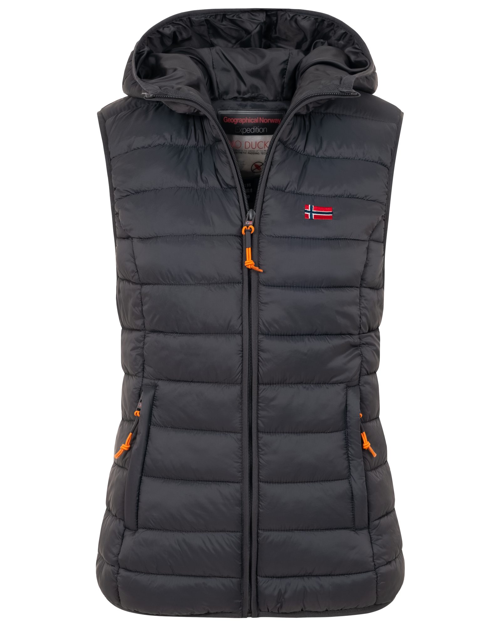 Geographical Norway Steppweste Damen Steppweste mit Kapuze Frühlings sportl günstig online kaufen