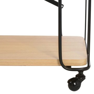 Depot Standregal Sideboard mit Rollen Jimi, Packung, aus Blauglockenbaumholz, Eisen, B 115 Zentimeter, H 80 Zentimeter, T 30 Zentimeter