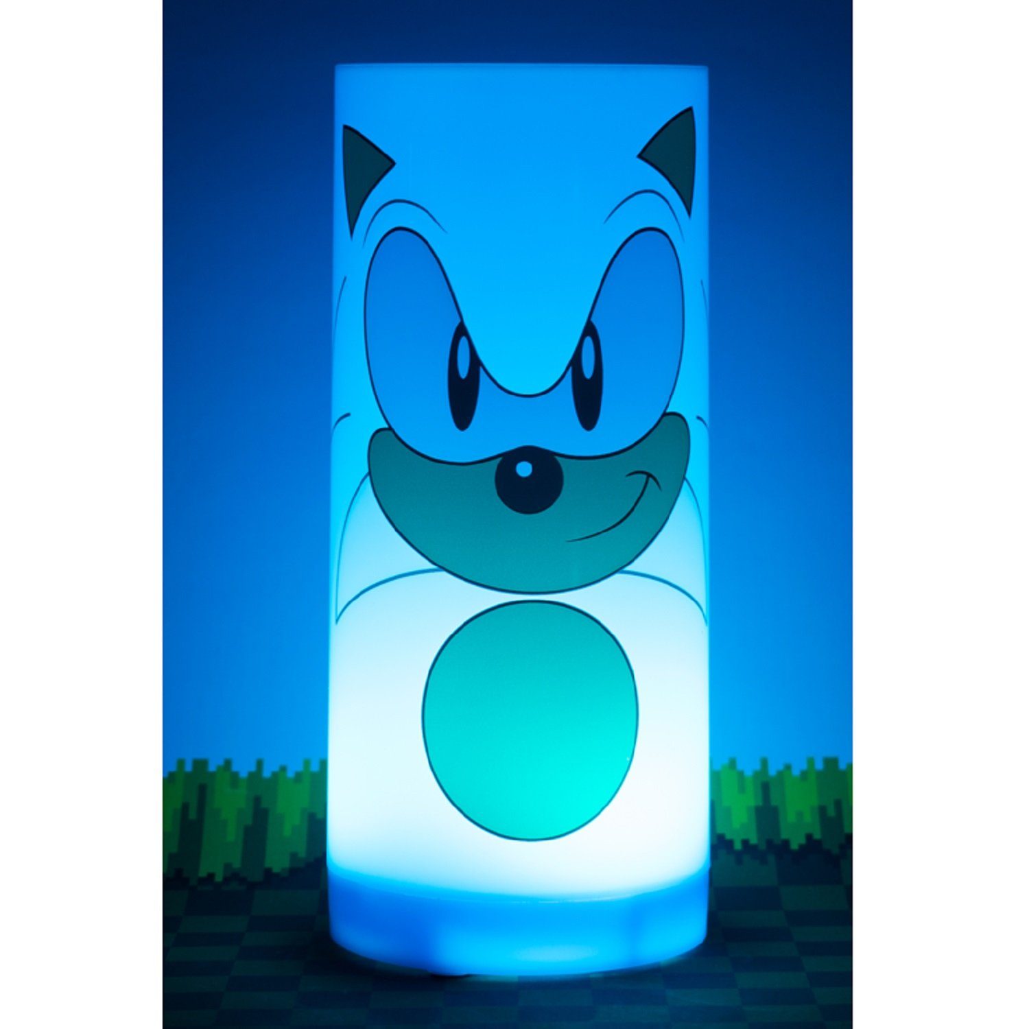 fest - - Sonic Nachttischlampe Tubez-Light, integriert SEGA LED Sonic LED Stimmungslicht LED