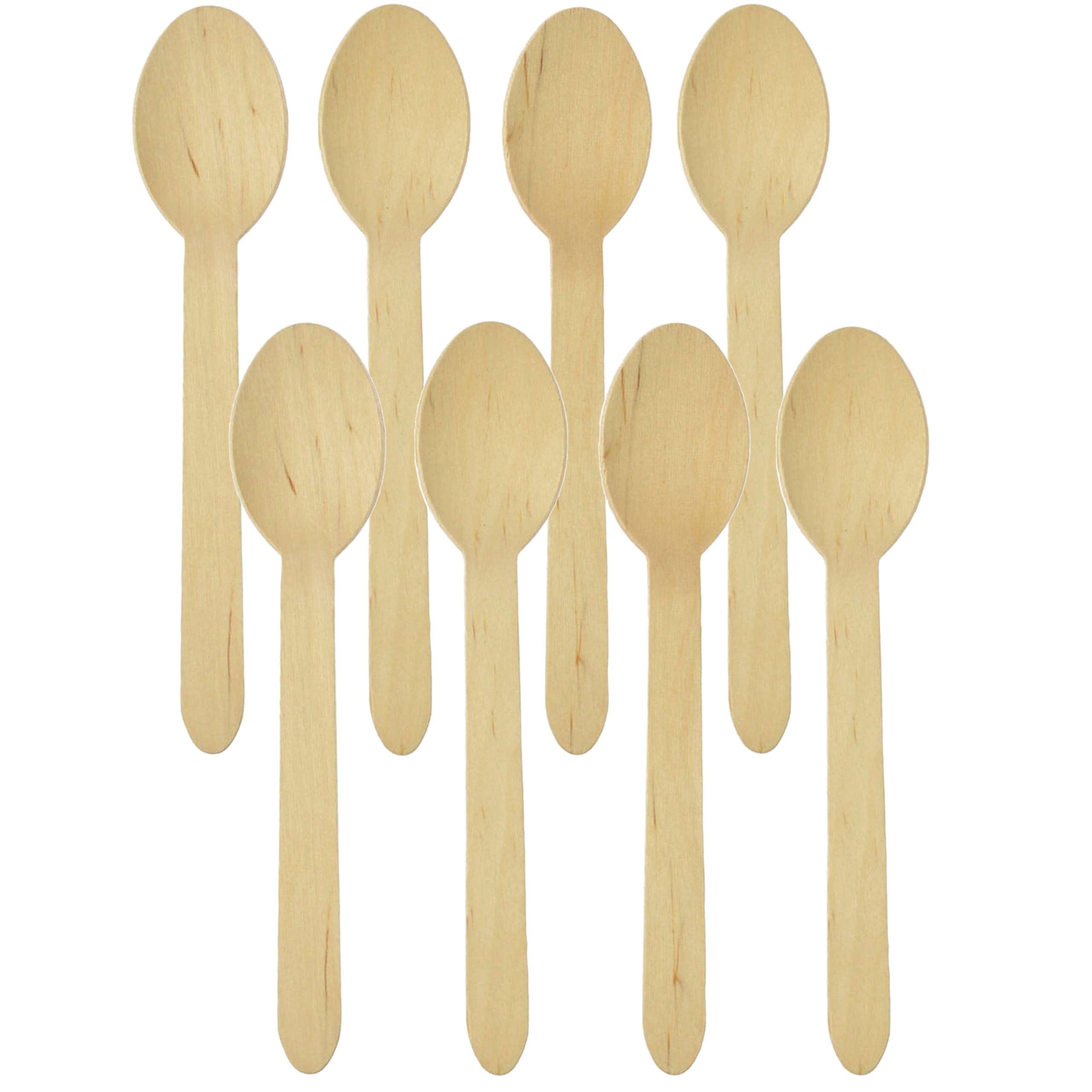 Eko Einwegbesteck-Set Holzlöffel, EKO-Besteck 8 Stück