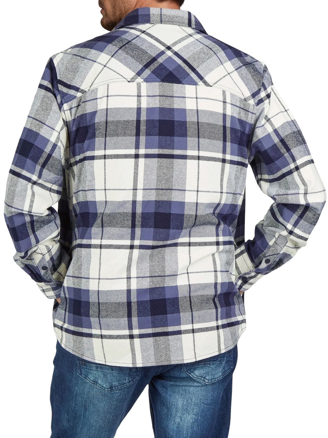 riverso Langarmhemd Herren Overshirt RIVVincent Regular Fit (1-tlg)