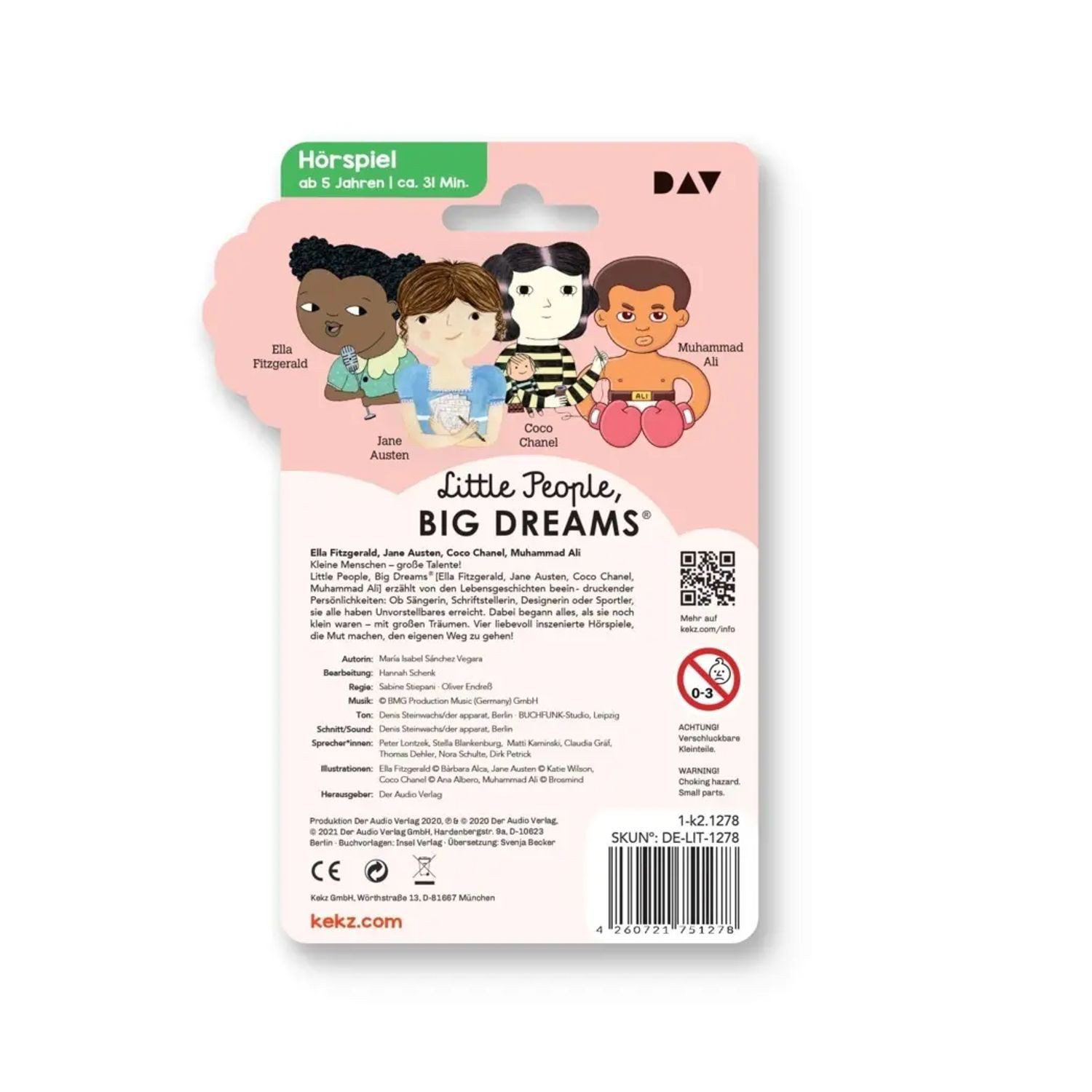 Kekz Hörspiel Little People, Big Dreams,1 Audio-Chip