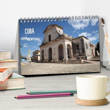 CALVENDO Wandkalender CUBA 2024 (Tischkalender 2024 DIN A5 quer), CALVENDO Monatskalender