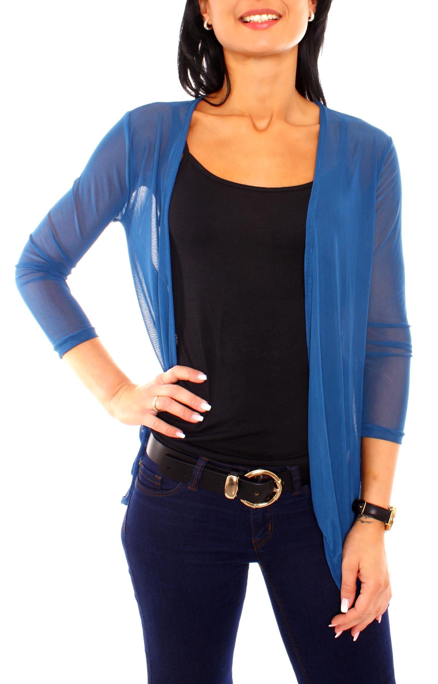 Muse Cardigan Mesh Cardigan Jäckchen transparent günstig online kaufen