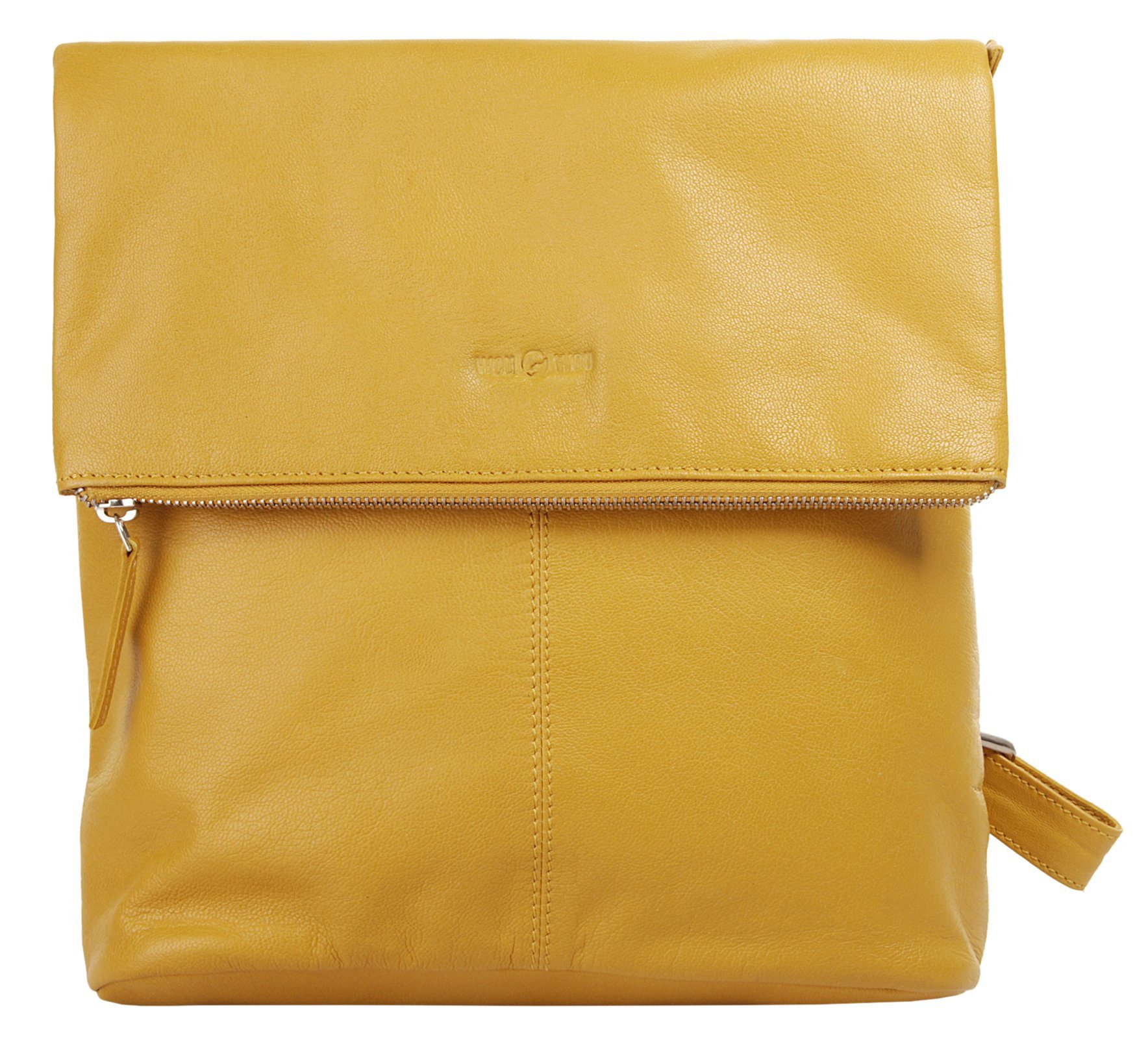 WouWou Cityrucksack, echt Leder günstig online kaufen