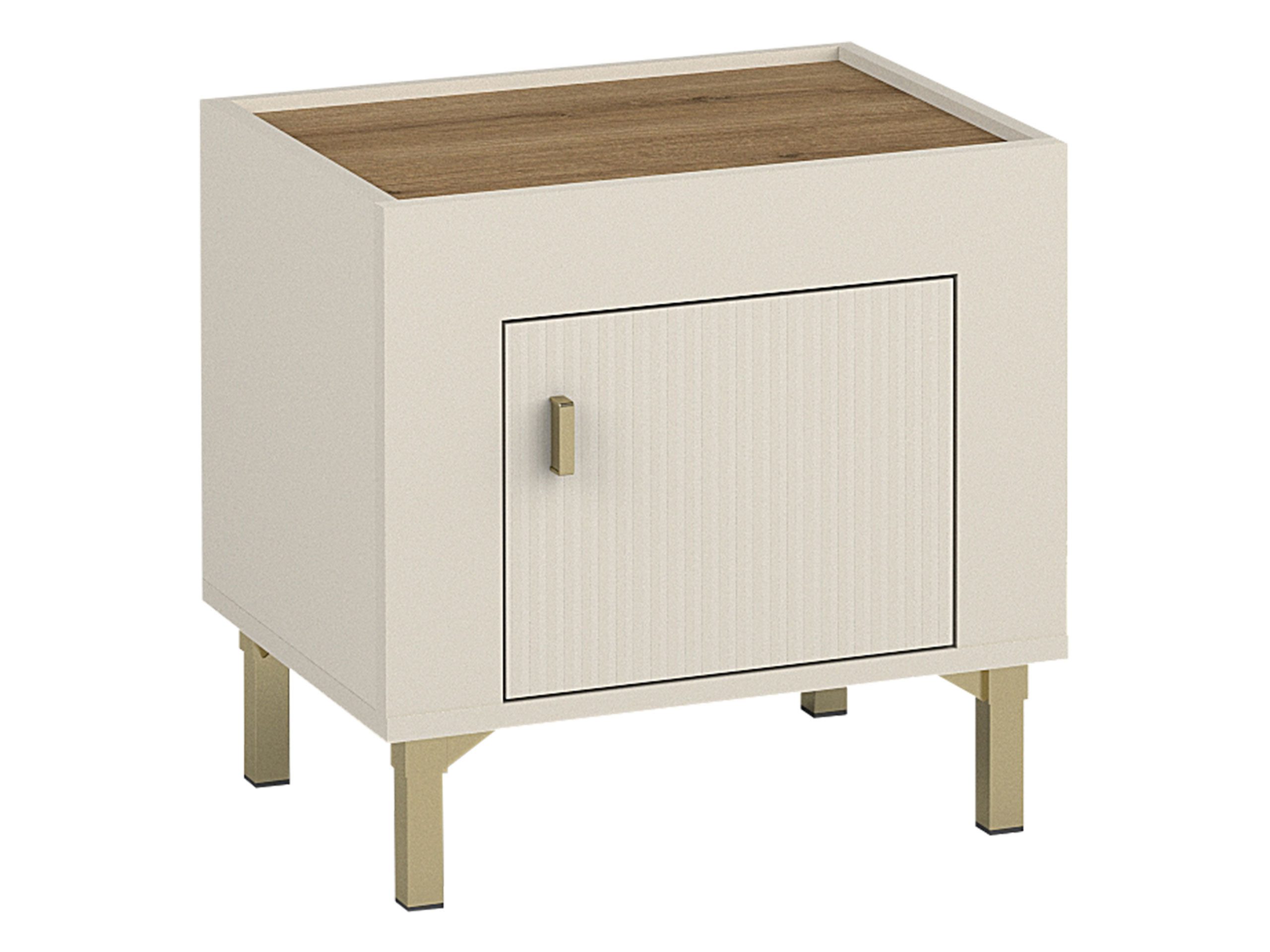 MIRJAN24 Nachttisch Mossa MO11 (mit Drehtür), 48x36x45 cm