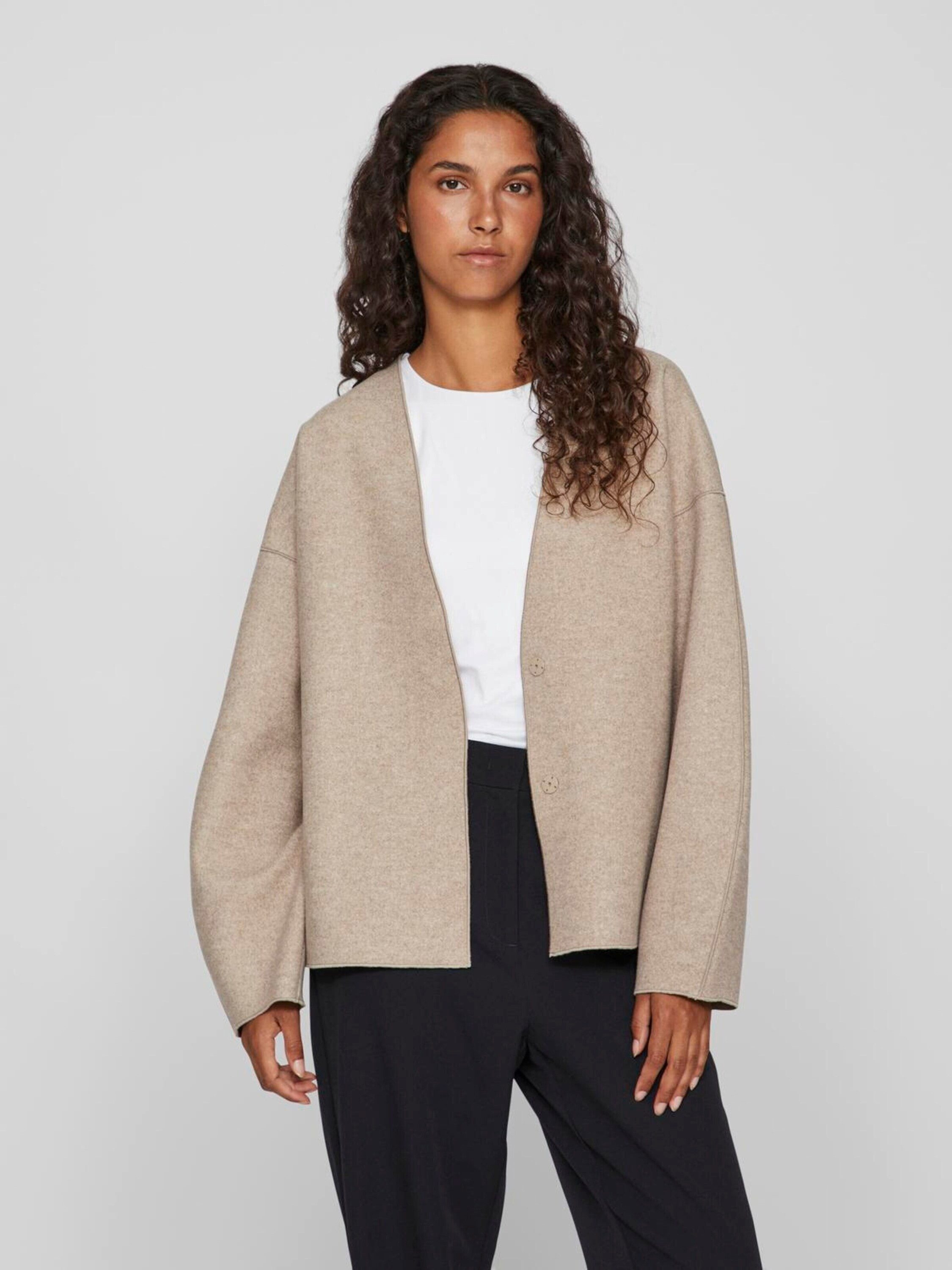 Vila Strickjacke VIJUICE (1-tlg) Plain/ohne Details