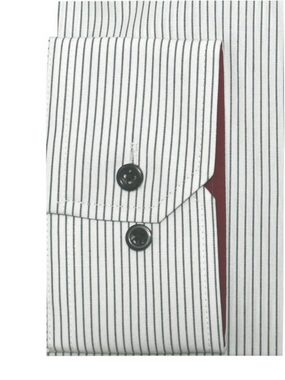 Huber Hemden Langarmhemd HU-0446 Button-Down, Doppelkragen, Regular Fit-gerader Schnitt, Made in EU