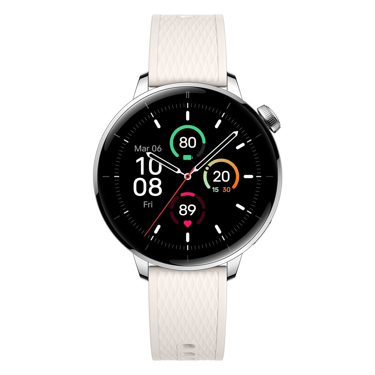 OnePlus Watch 3 43mm Smartwatch, Wear OS by Google + ROTS, Schlafüberwachung