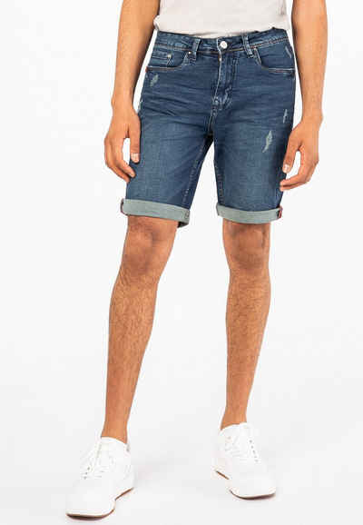 SUBLEVEL Jeansbermudas Denim Shorts Used Look