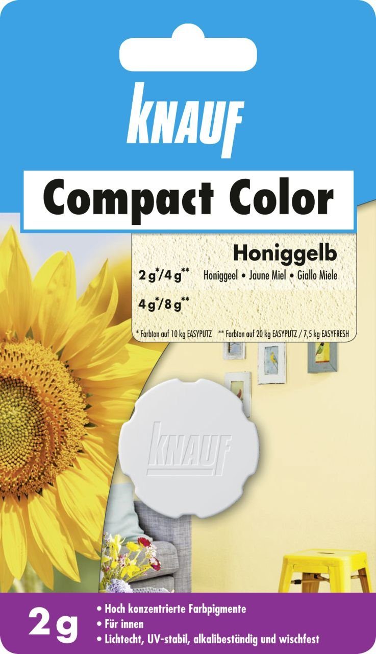 KNAUF Gips-Kalk-Putz Knauf Farbpigment Compact Color 2 g honiggelb